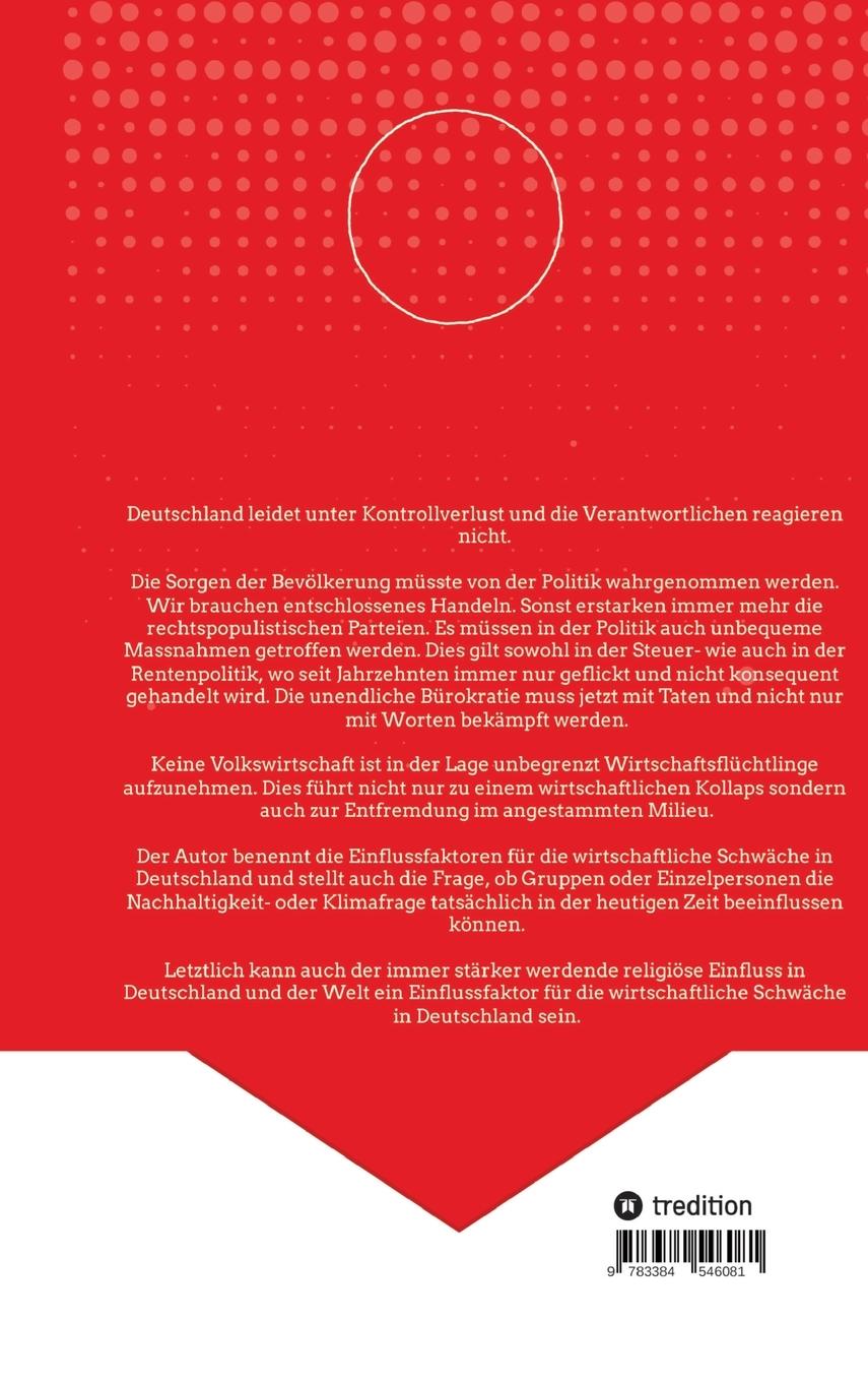 Rückseitencover Nur der Mensch ist Verursacher unserer Nachhaltigkeitskrise