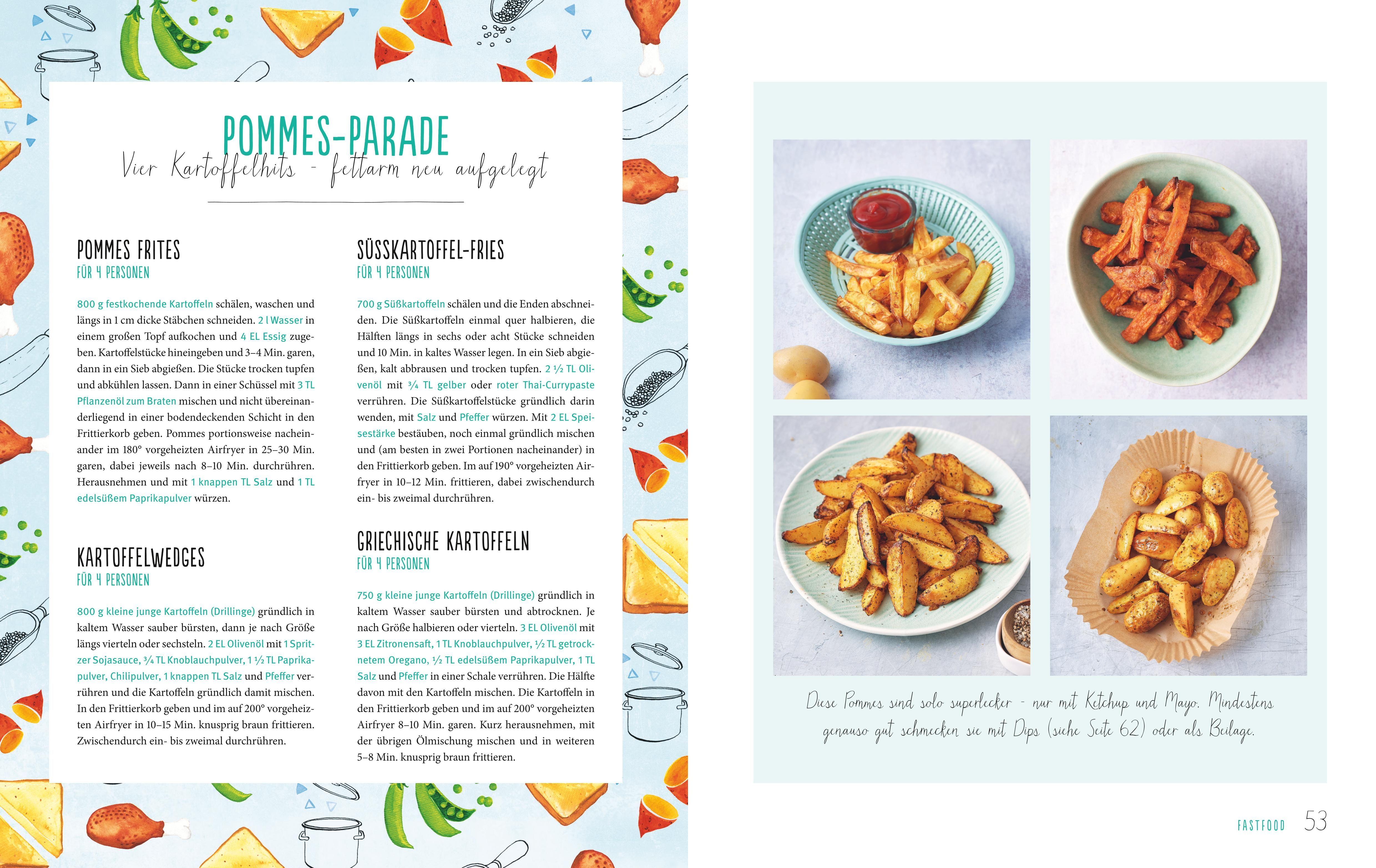 Beispielinhalt (Bild) Airfryer for Family