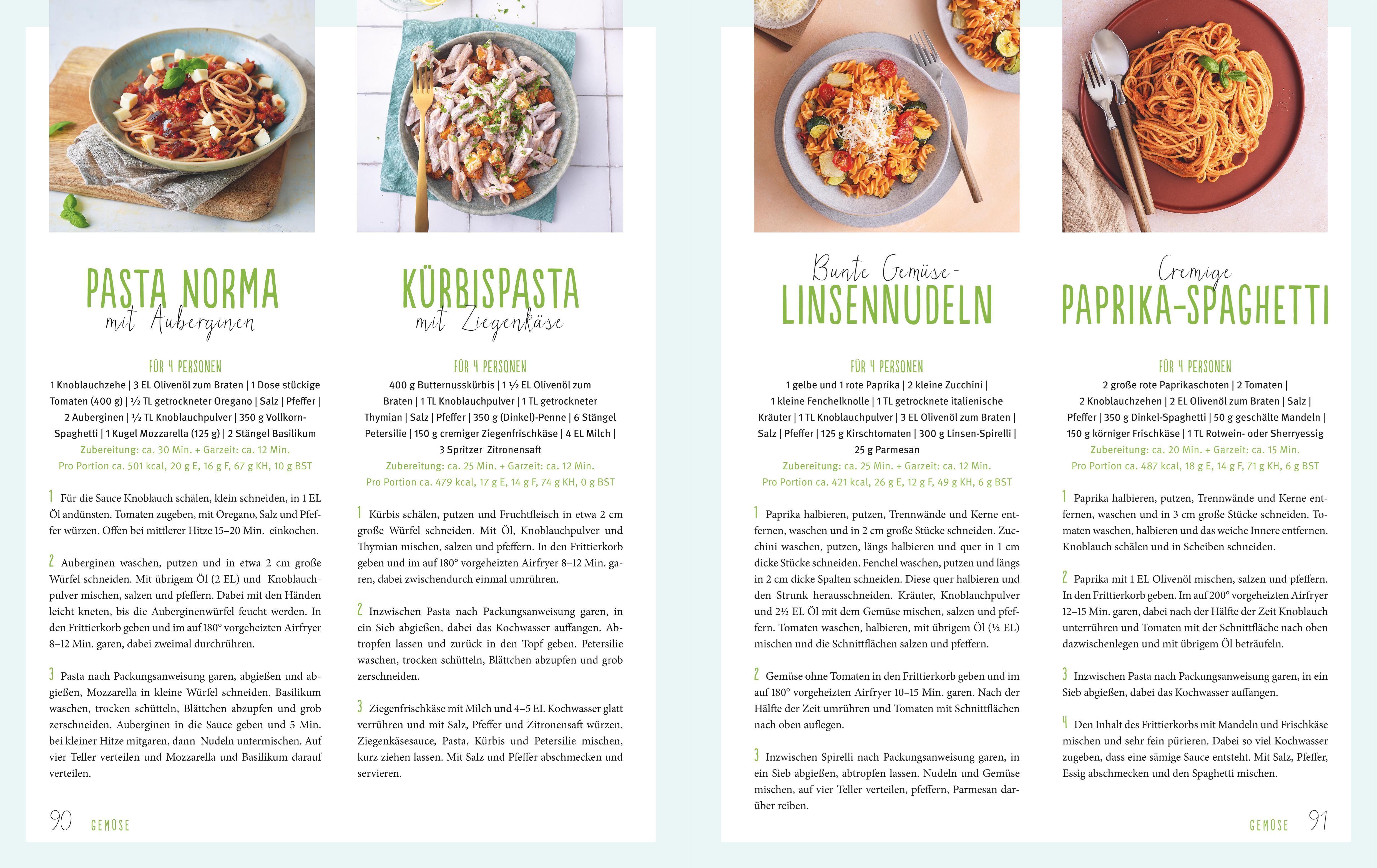 Beispielinhalt (Bild) Airfryer for Family