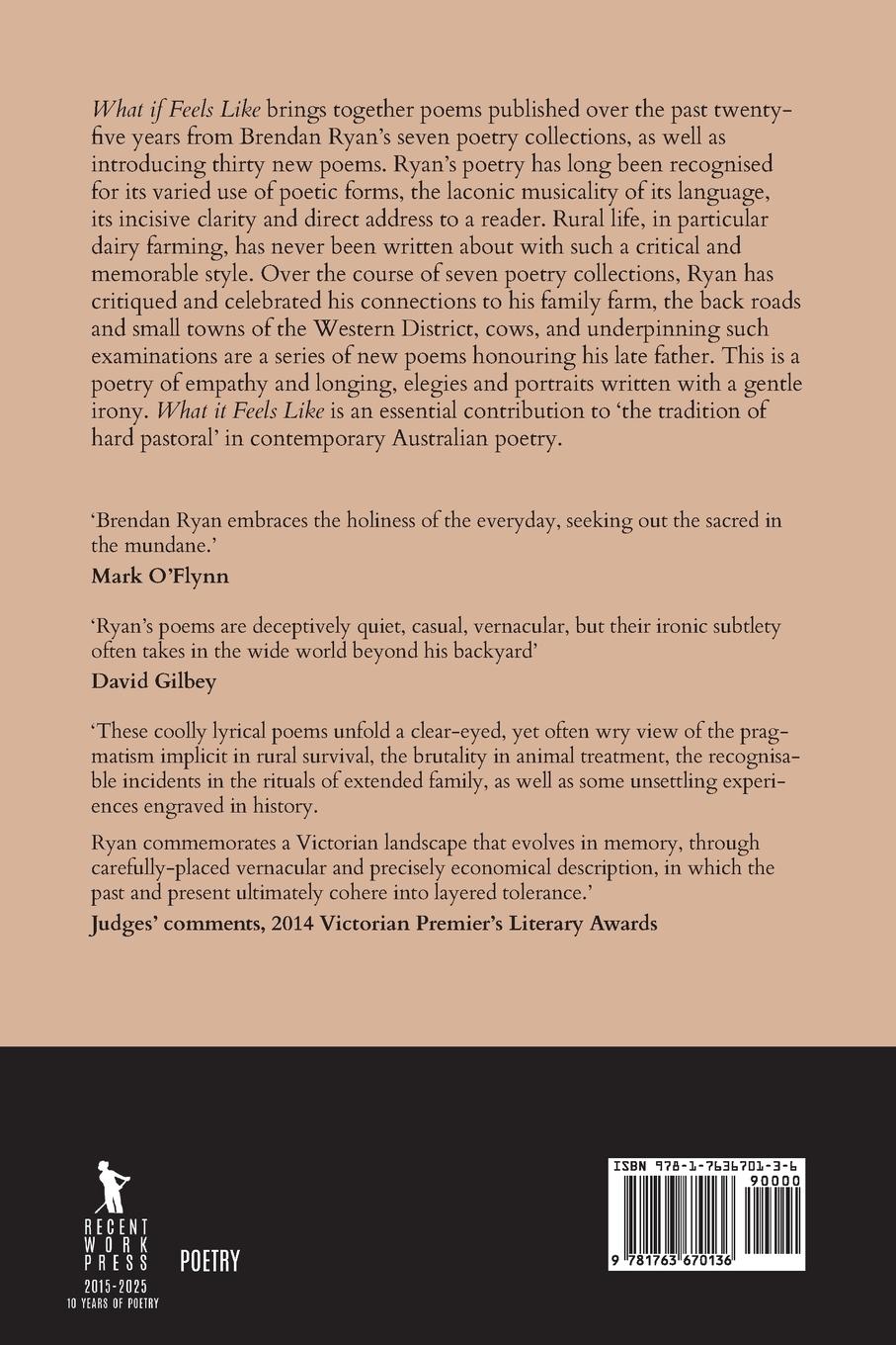 Rückseitencover What It Feels Like