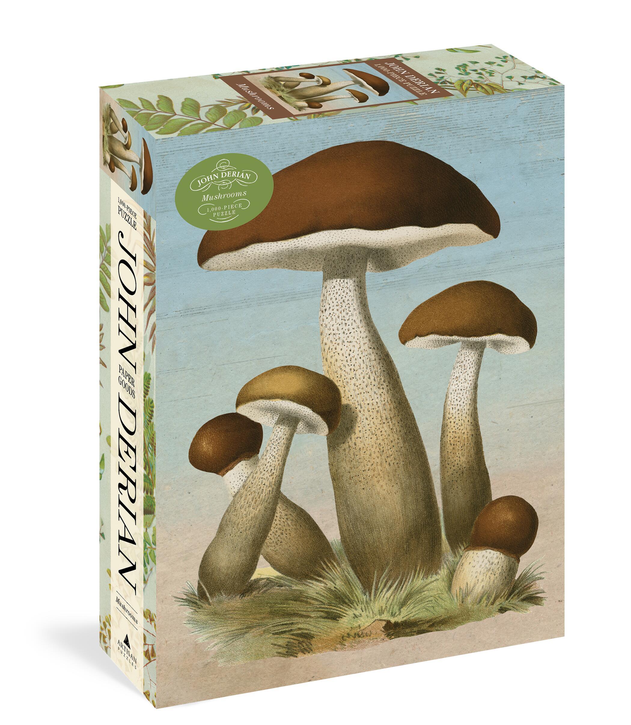 Vorderes Coverbild John Derian Paper Goods: Mushrooms 1,000-Piece Puzzle