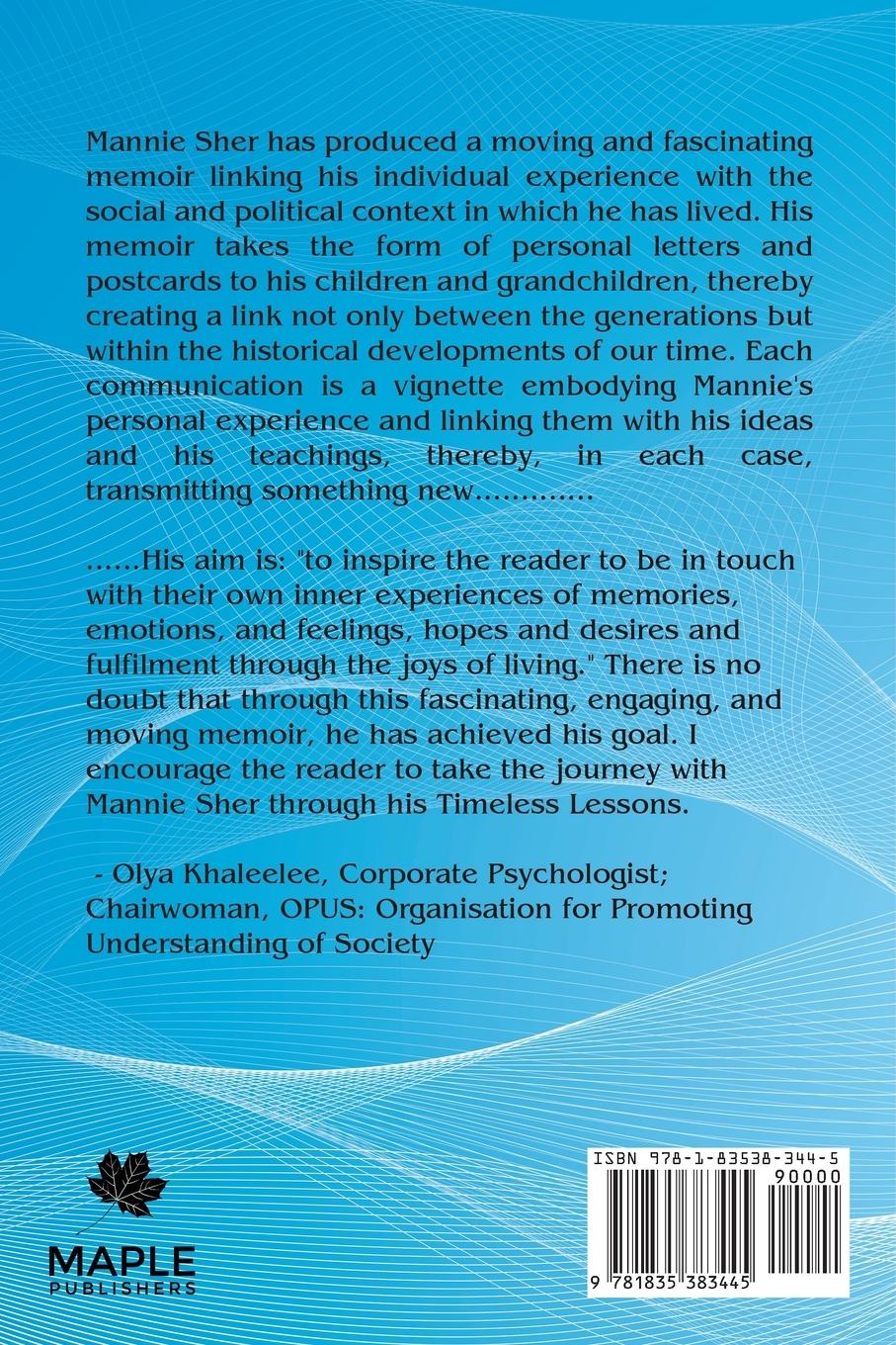 Rückseitencover Timeless Lessons