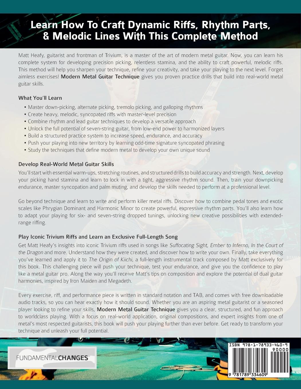 Rückseitencover Modern Metal Guitar Technique