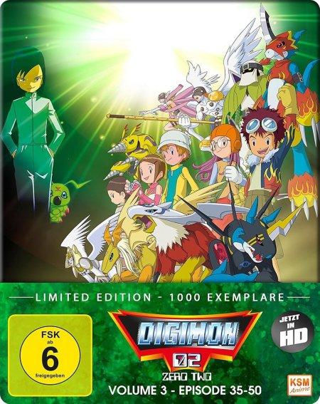 Vorderes Coverbild Digimon Adventure