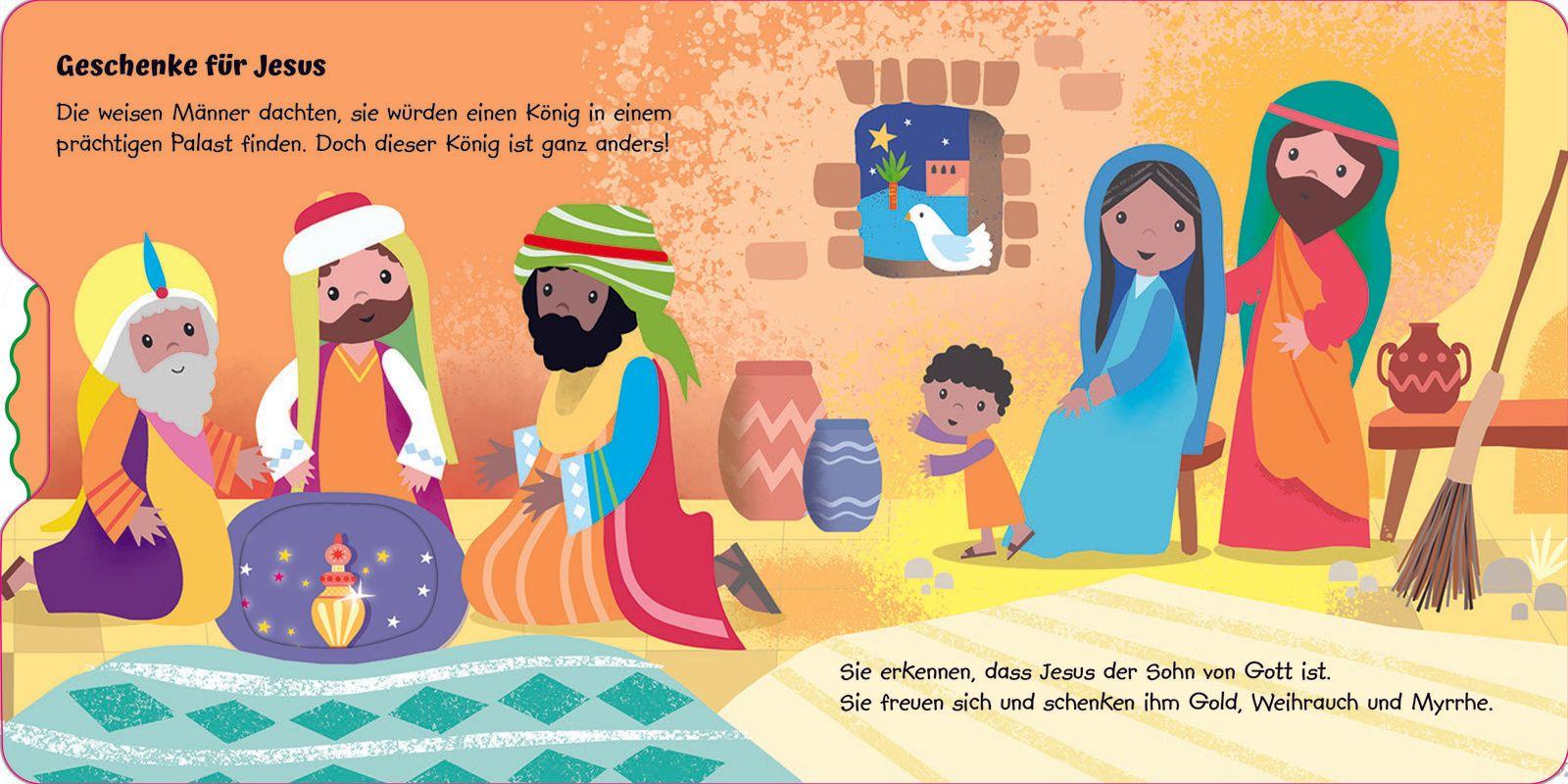 Beispielinhalt (Bild) Die Weihnachtsgeschichte zum Spielen und Entdecken