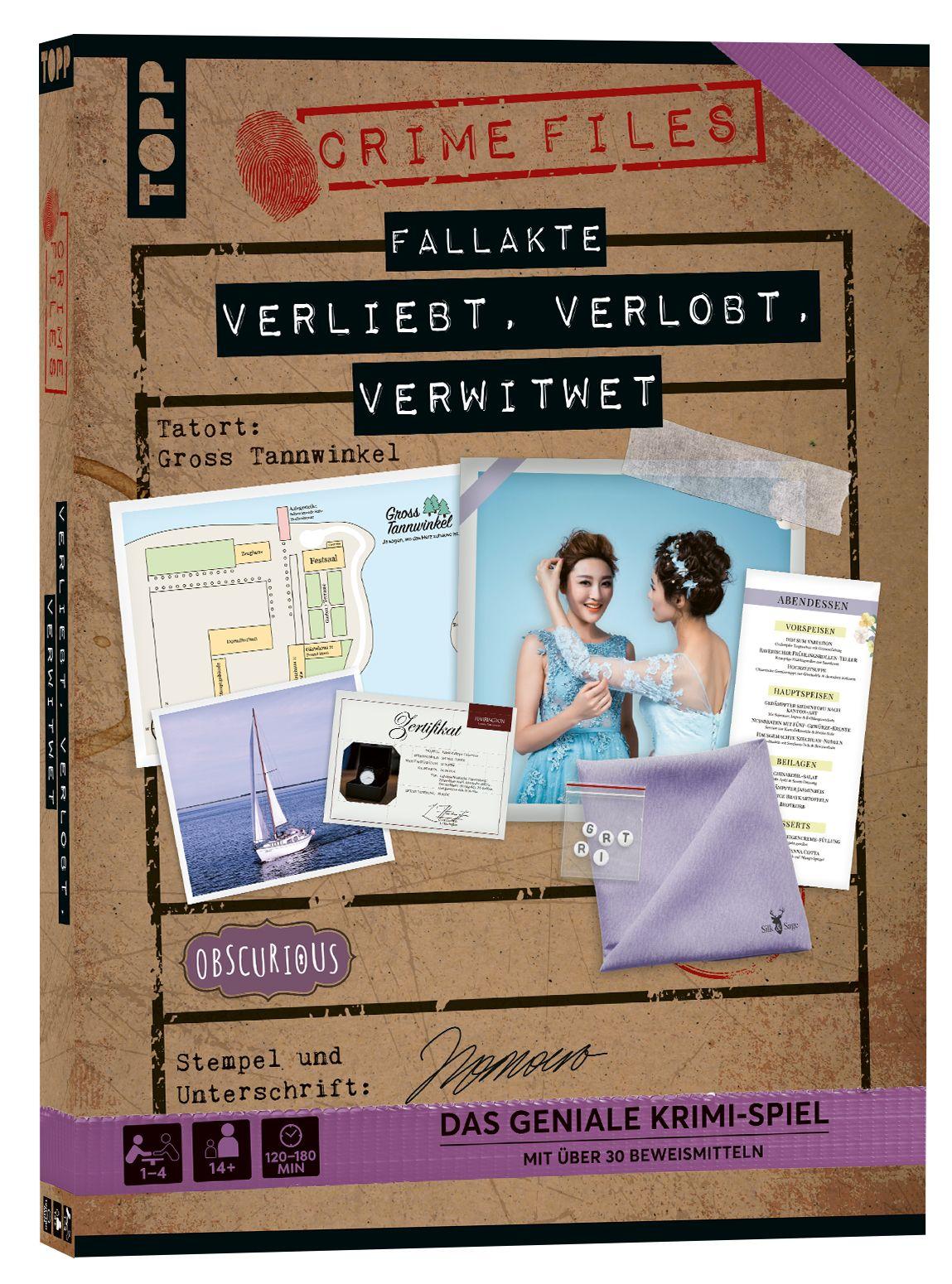 Vorderes Coverbild Crime Files - Fallakte: Verliebt, verlobt, verwitwet