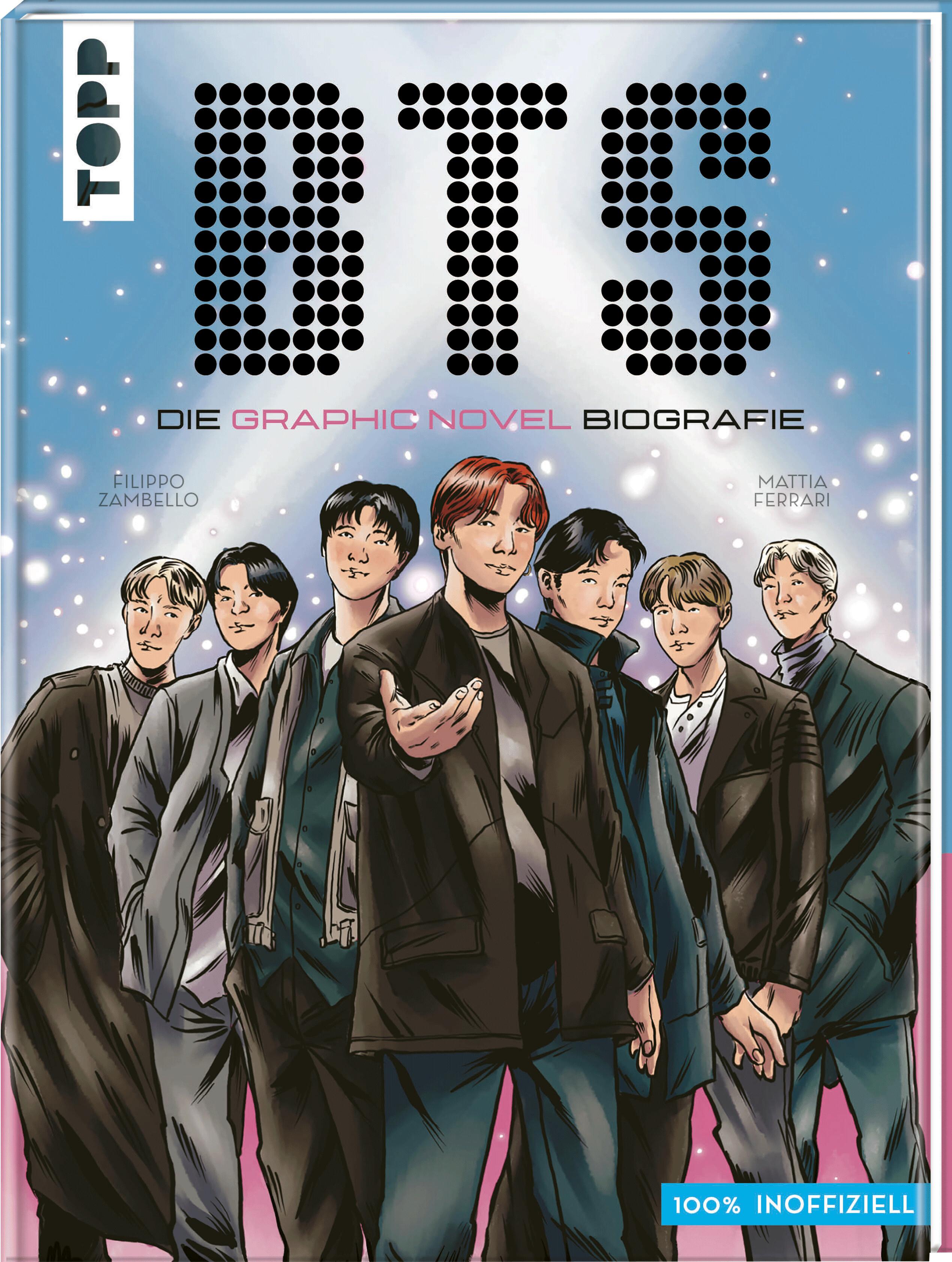 Vorderes Coverbild BTS: Die Graphic Novel Biografie