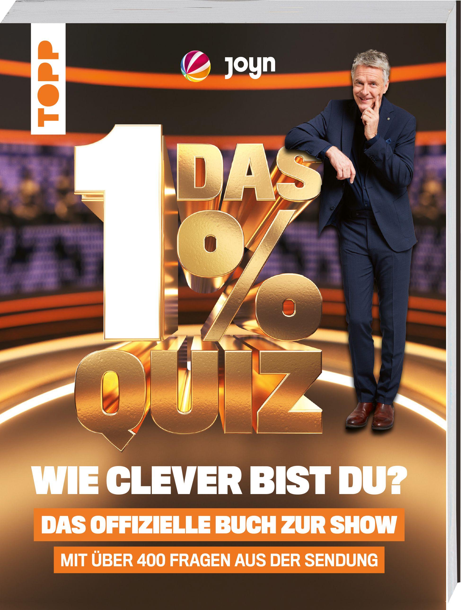 Vorderes Coverbild Das 1% Quiz - Wie clever bist du? Das offizielle Buch zur Show