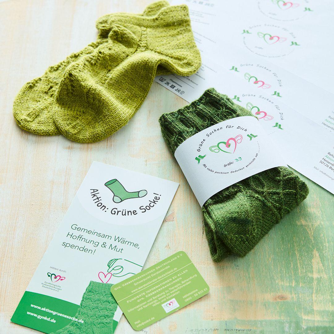 Beispielinhalt (Bild) Aktion: Grüne Socke! - Das Strickbuch