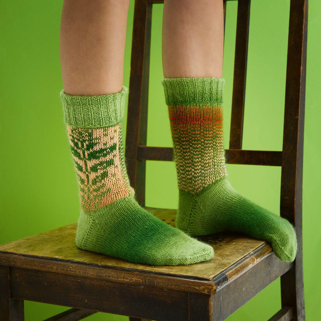 Beispielinhalt (Bild) Aktion: Grüne Socke! - Das Strickbuch