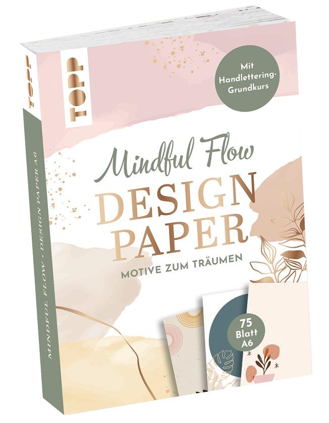 Vorderes Coverbild Design Paper Mindful Flow A6