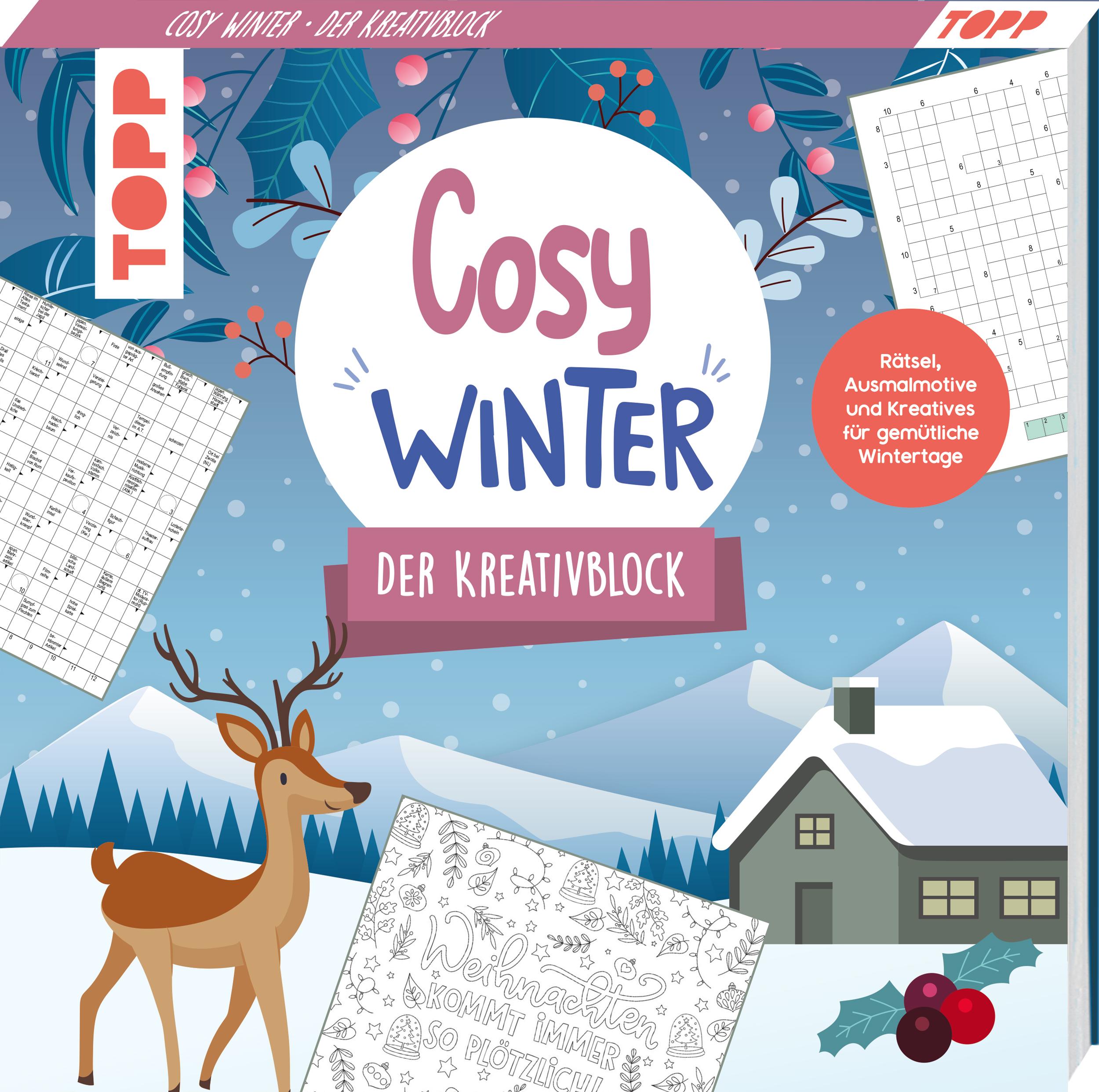 Vorderes Coverbild Cosy Winter. Der Kreativblock