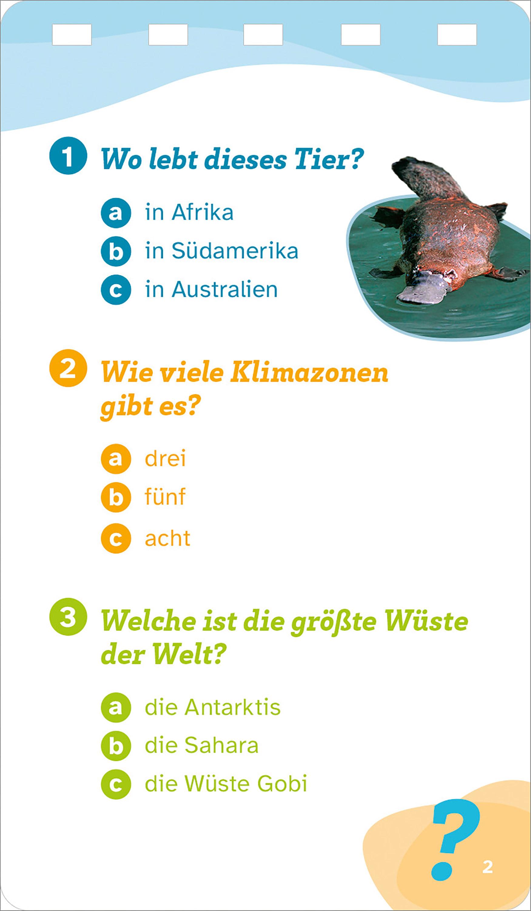 Beispielinhalt (Bild) WAS IST WAS Quiz Erde