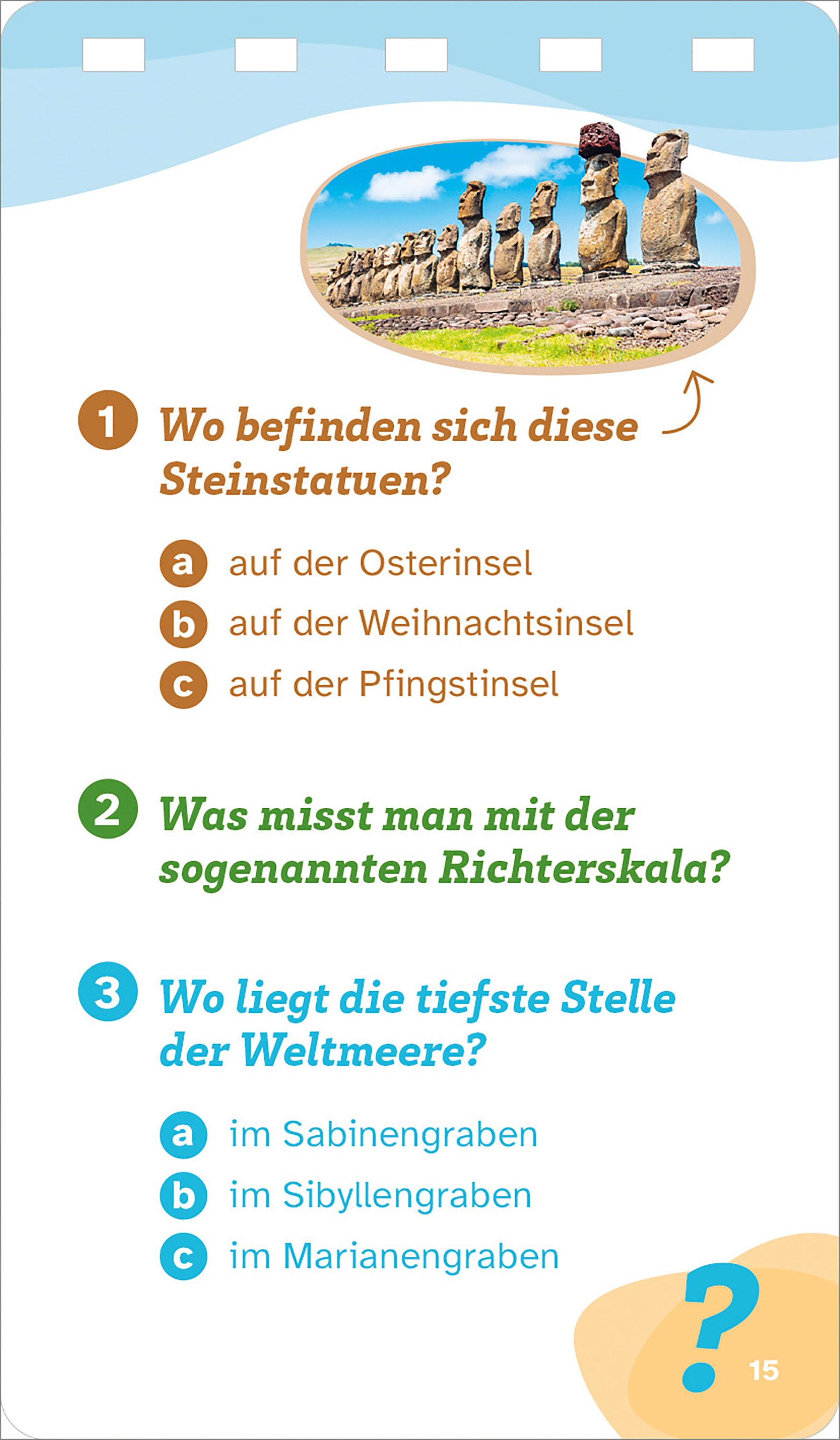 Beispielinhalt (Bild) WAS IST WAS Quiz Erde