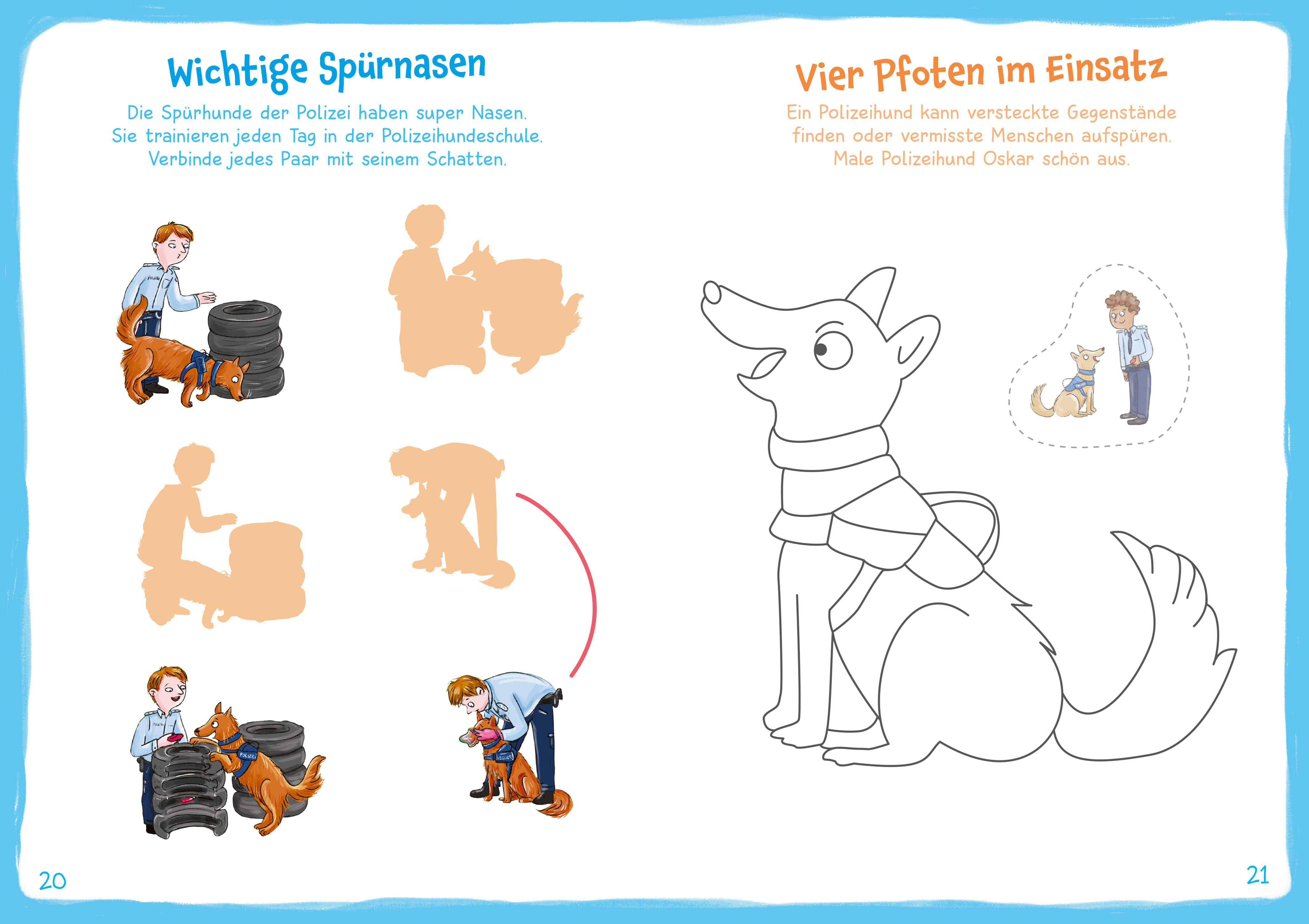 Beispielinhalt (Bild) WAS IST WAS Mach mit! Polizei