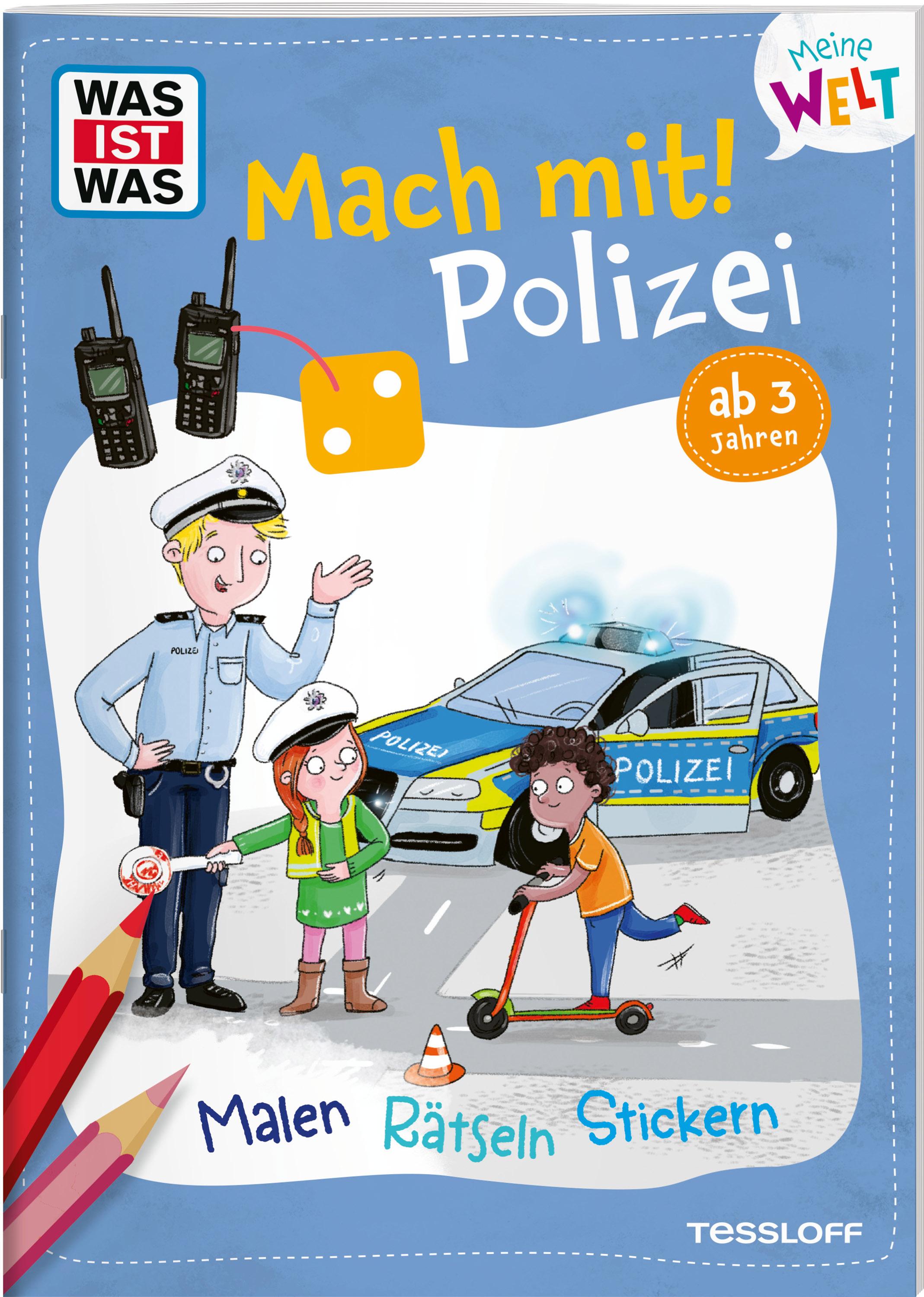 Vorderes Coverbild WAS IST WAS Mach mit! Polizei