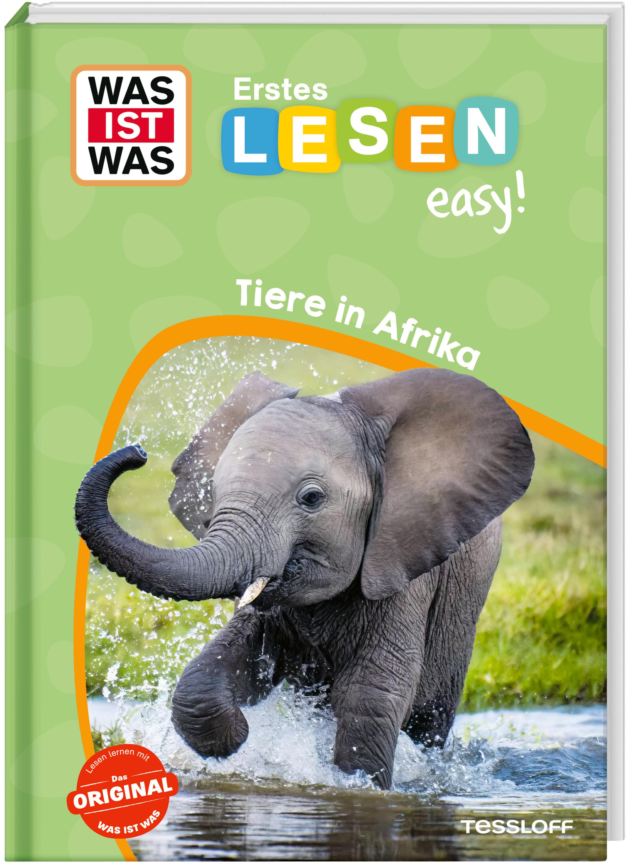 Vorderes Coverbild WAS IST WAS Erstes Lesen easy! Tiere in Afrika