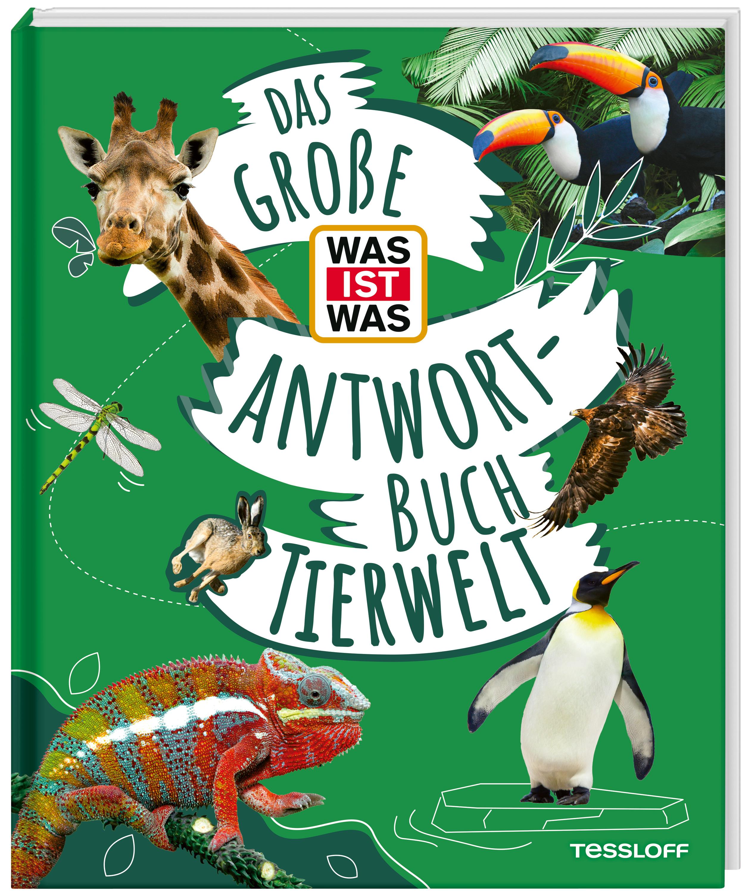 Vorderes Coverbild Das große WAS IST WAS Antwortbuch Tierwelt