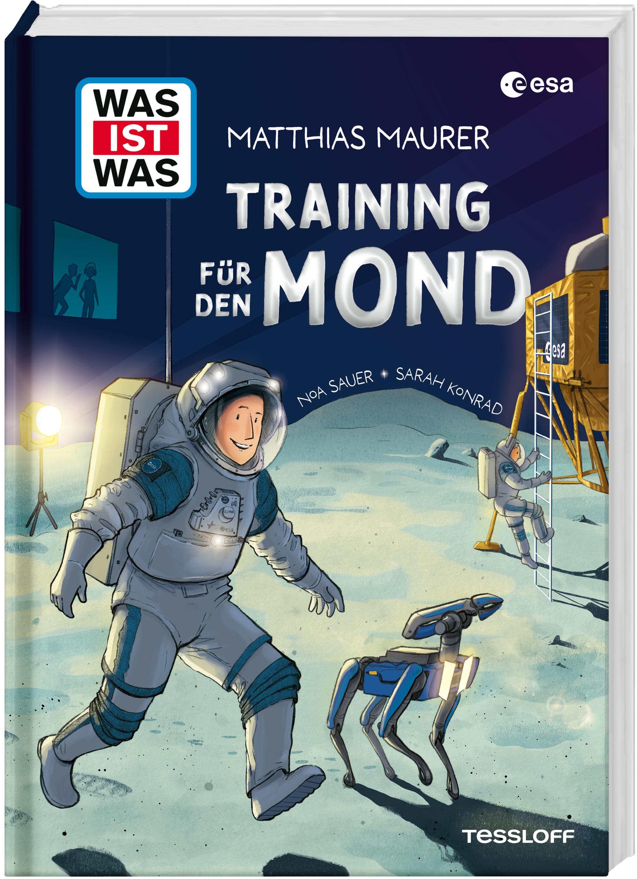 Vorderes Coverbild WAS IST WAS Training für den Mond