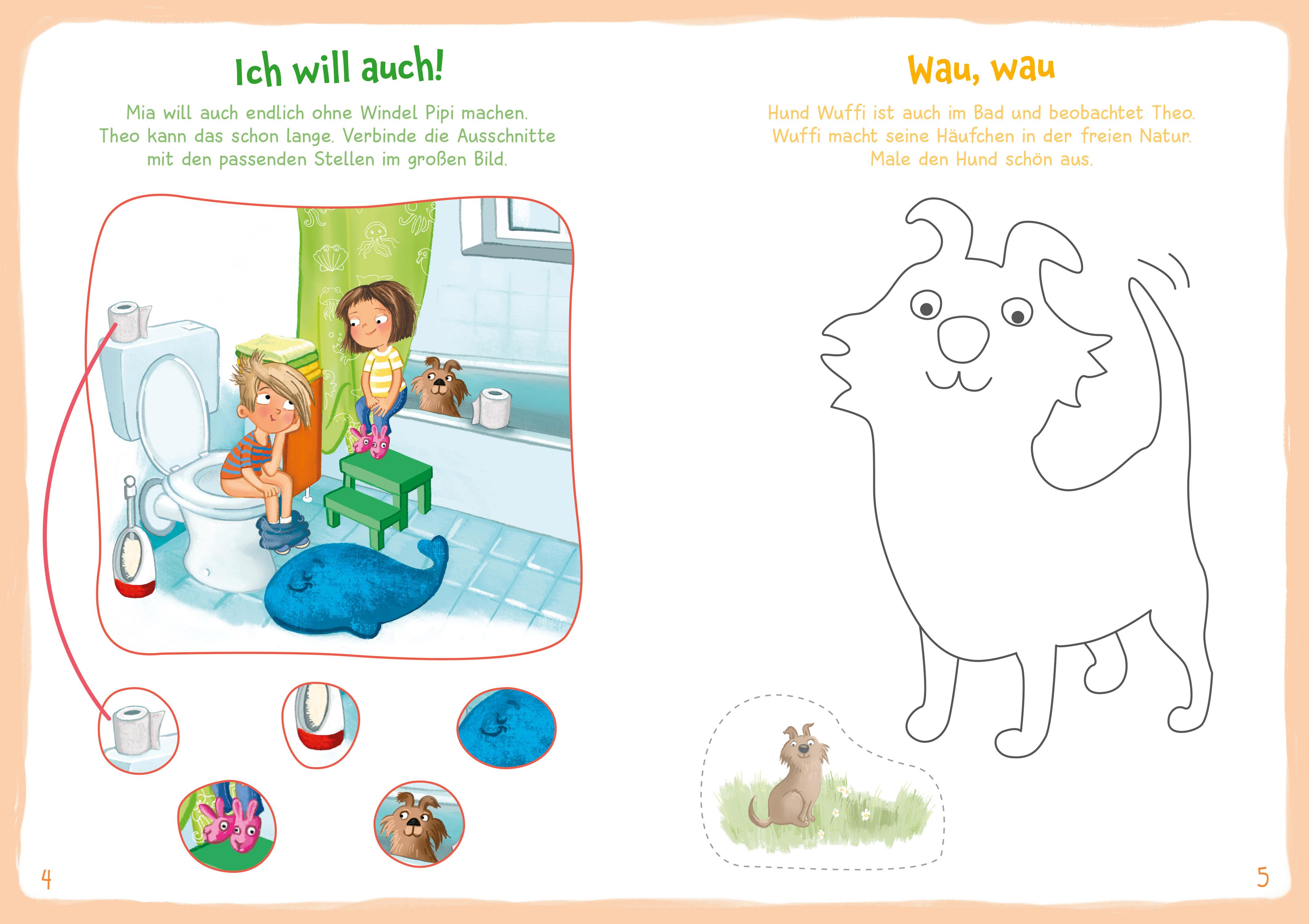 Beispielinhalt (Bild) WAS IST WAS Mach mit! Spaß im Bad