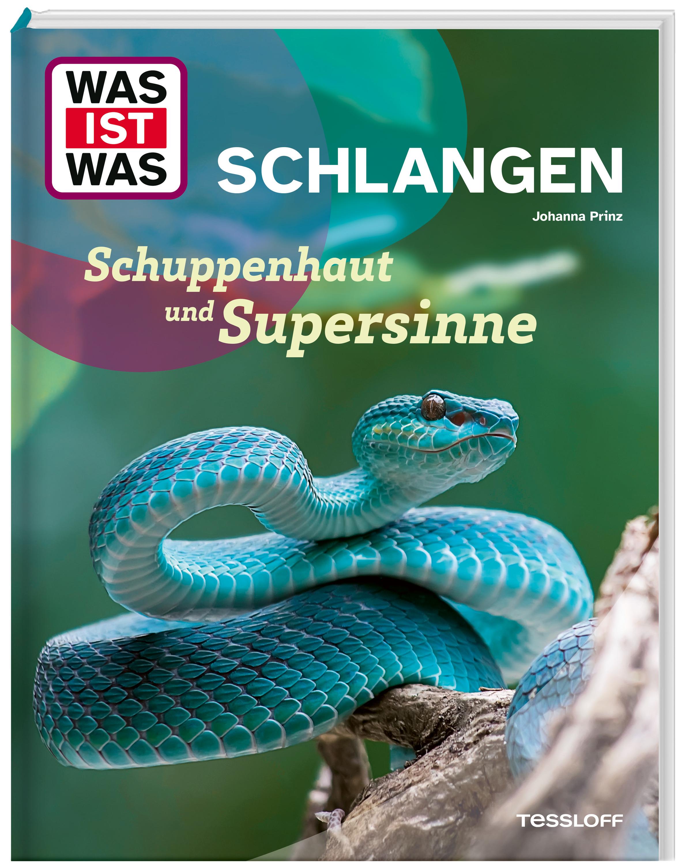 Vorderes Coverbild WAS IST WAS Schlangen. Schuppenhaut und Supersinne