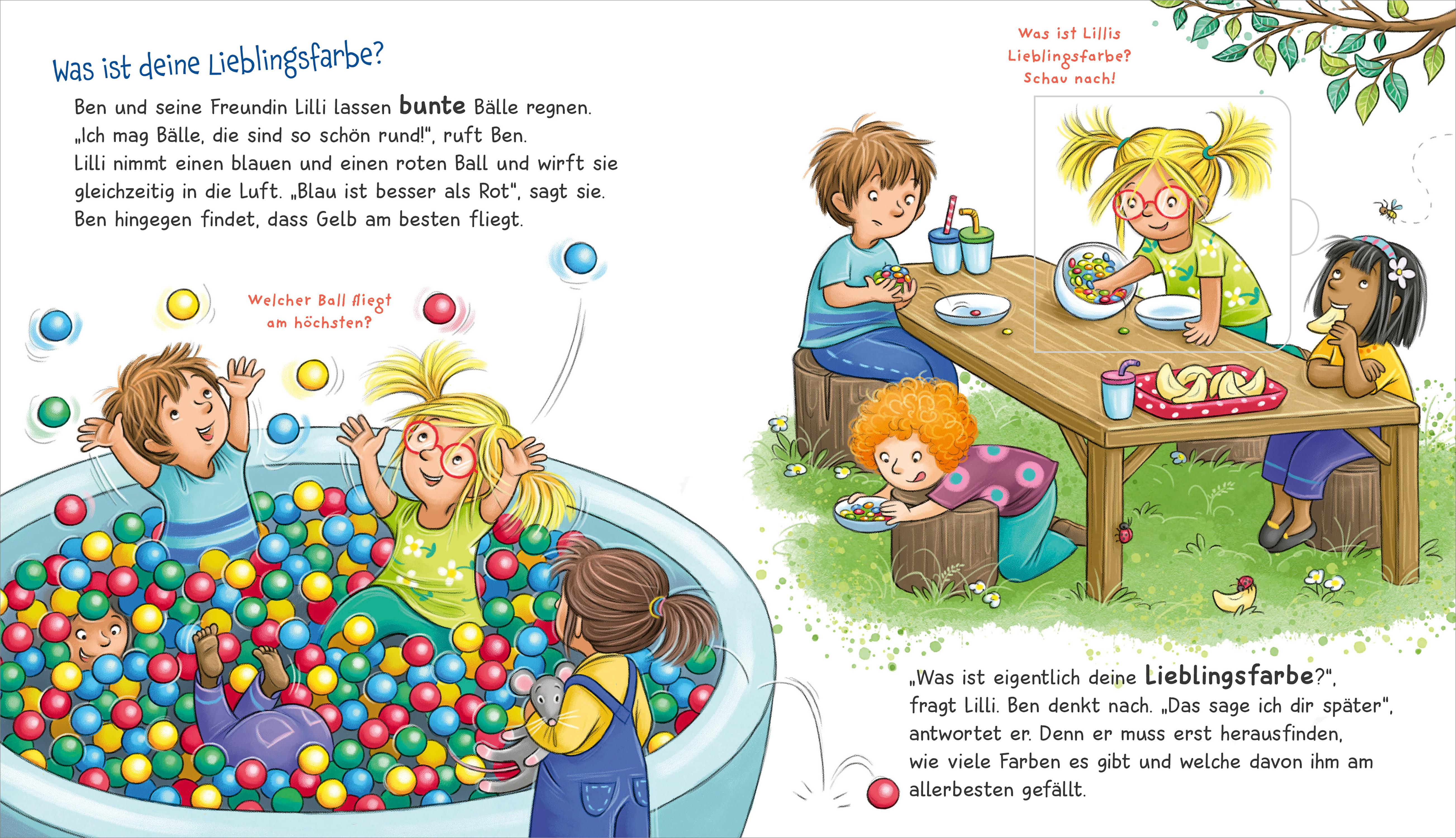 Beispielinhalt (Bild) WAS IST WAS Meine Welt Band 19 Viele bunte Farben