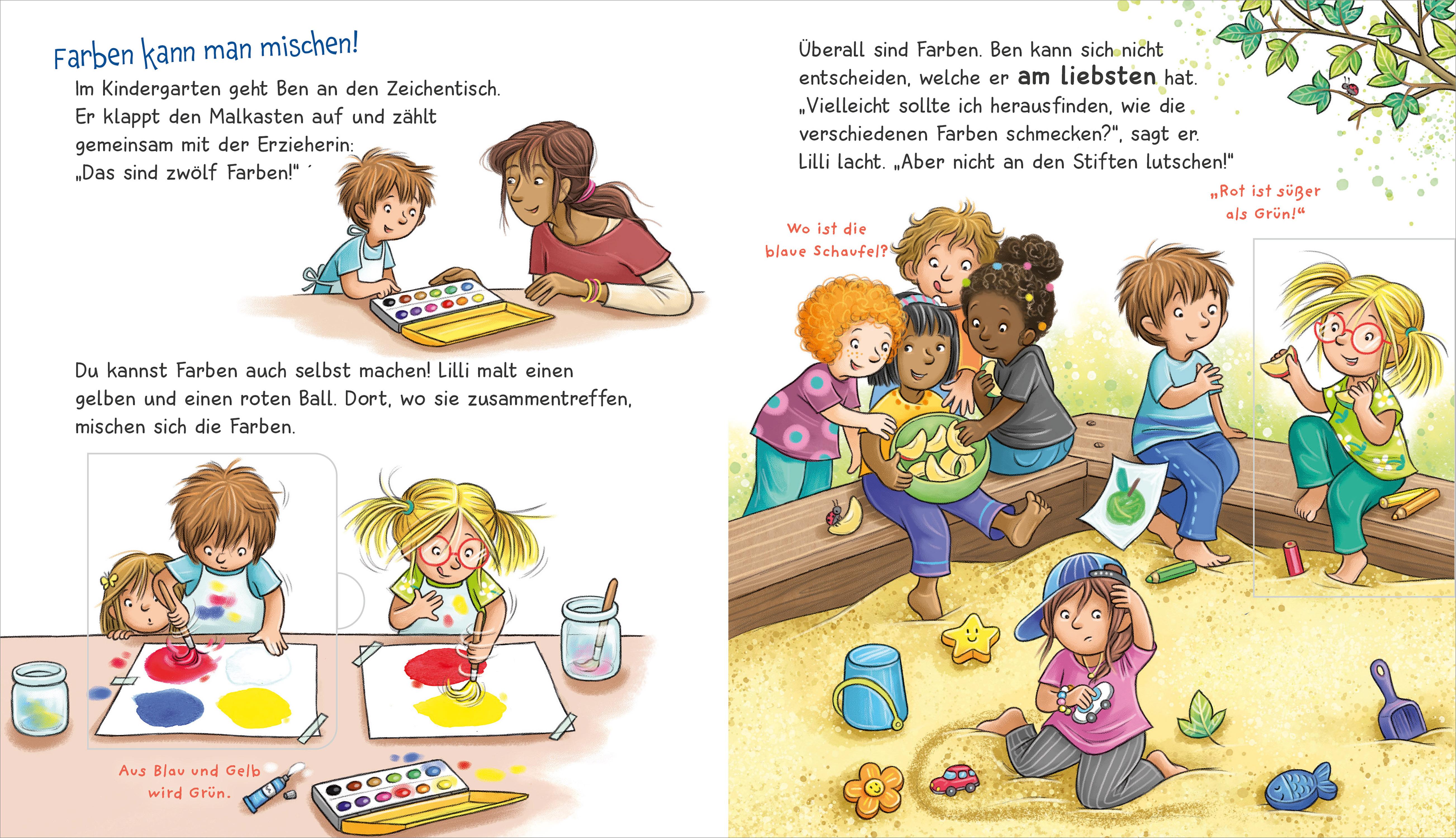 Beispielinhalt (Bild) WAS IST WAS Meine Welt Band 19 Viele bunte Farben