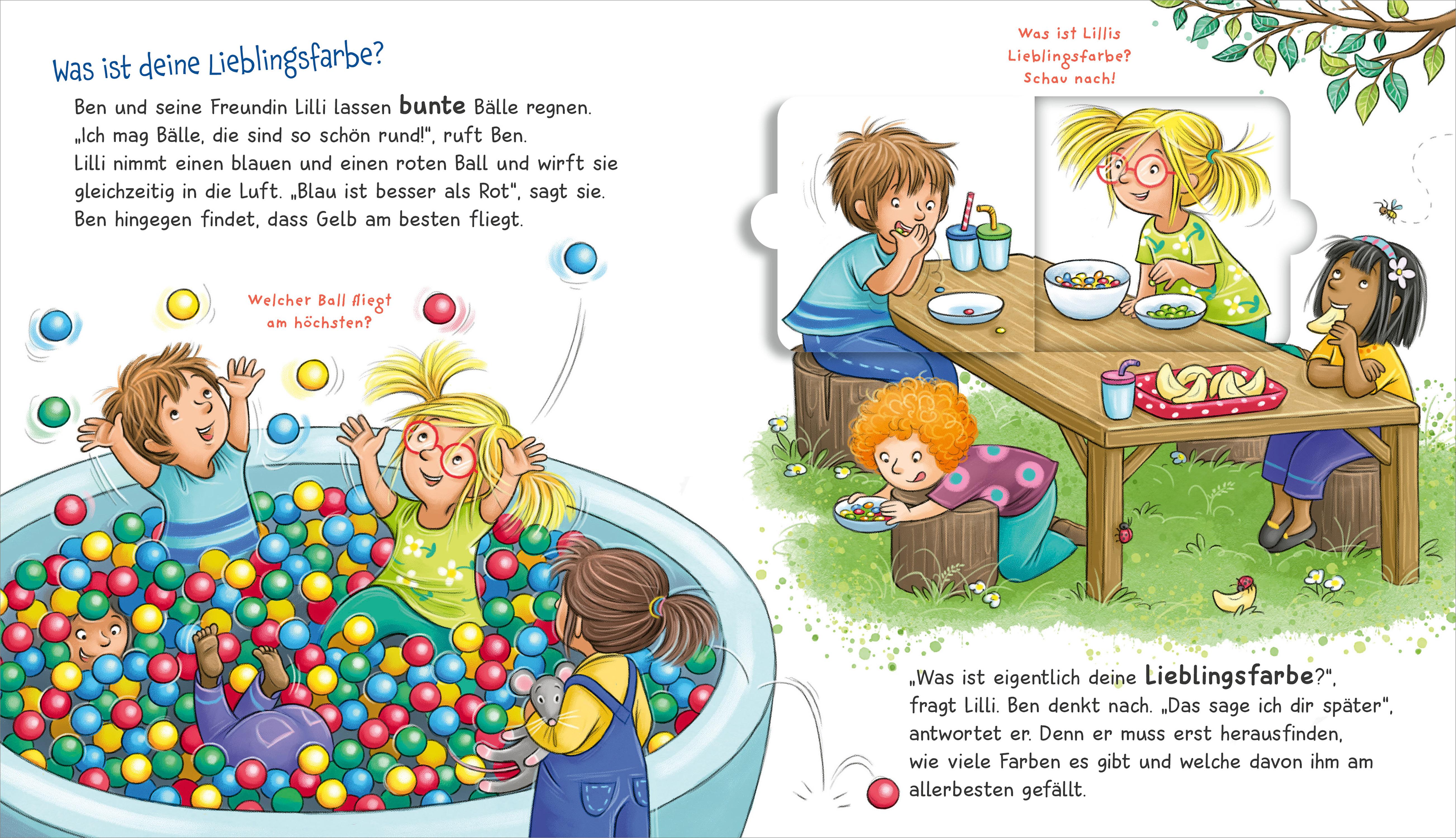 Beispielinhalt (Bild) WAS IST WAS Meine Welt Band 19 Viele bunte Farben