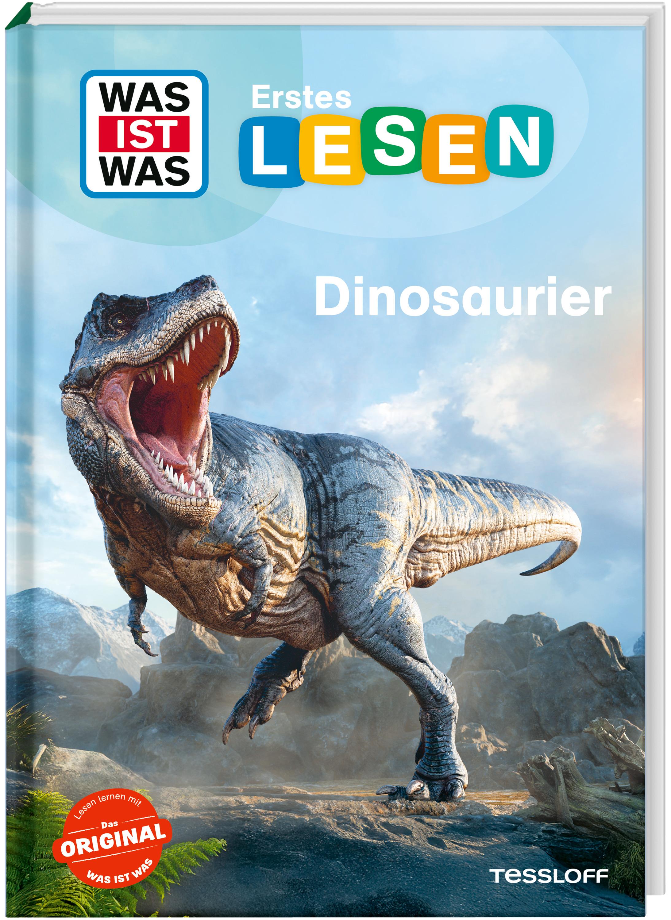 Vorderes Coverbild WAS IST WAS Erstes Lesen. Dinosaurier