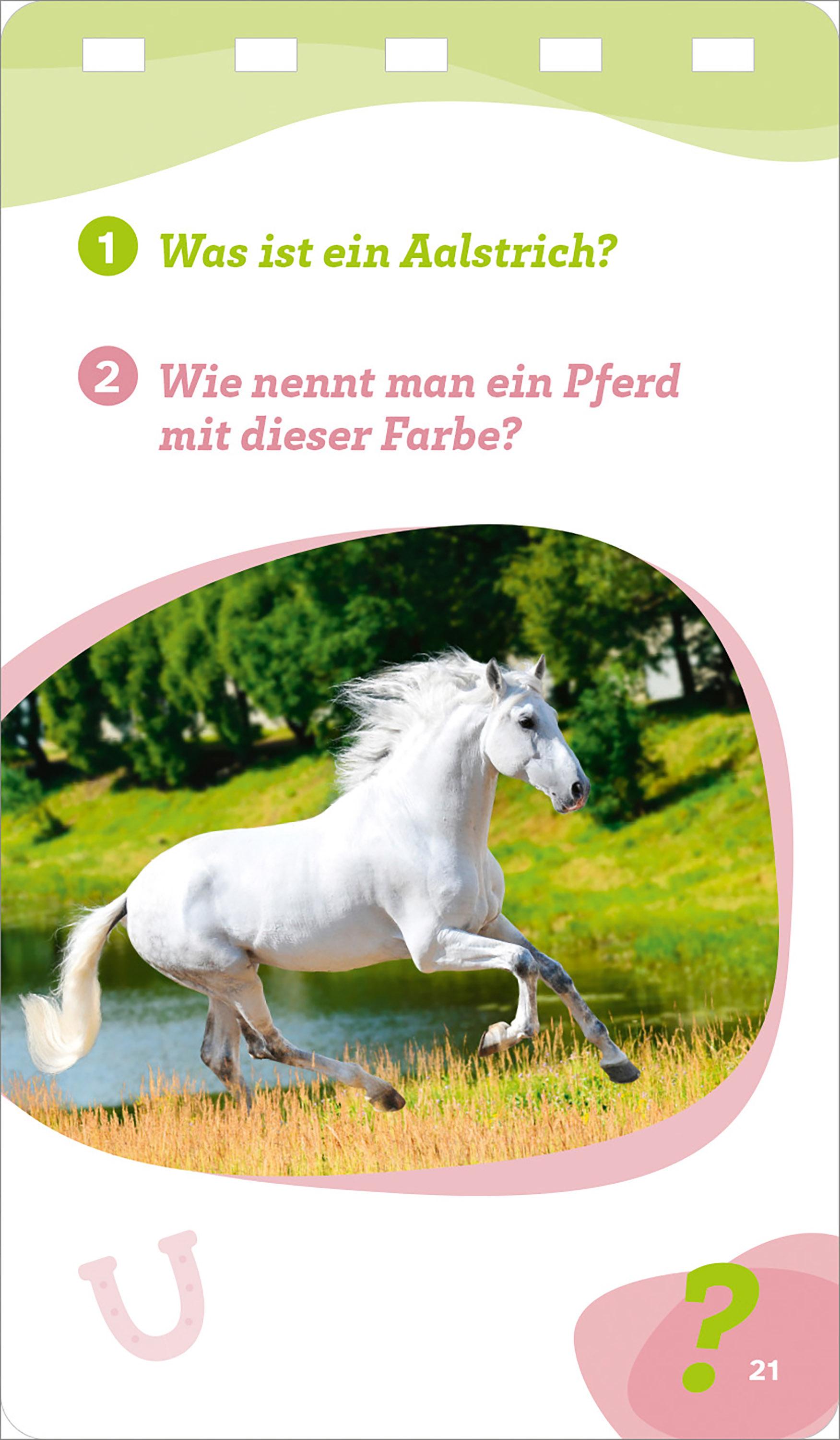 Beispielinhalt (Bild) WAS IST WAS Quiz Pferde