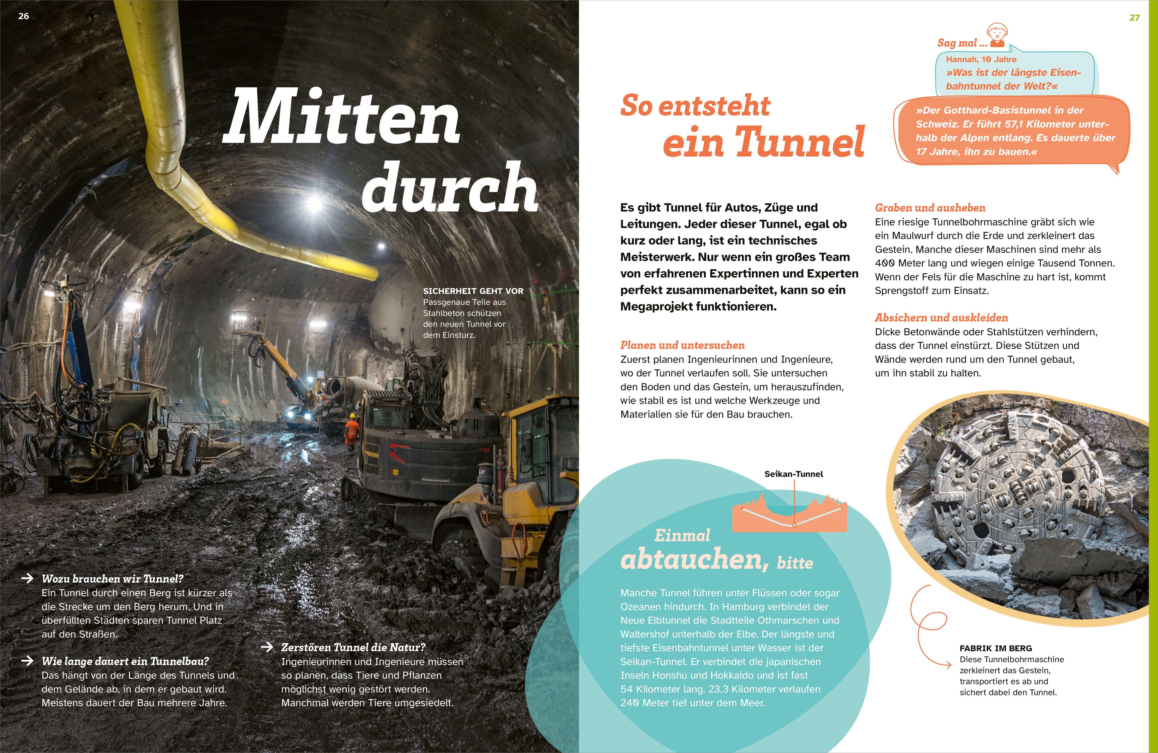 Beispielinhalt (Bild) WAS IST WAS Unter der Erde. Verborgene Welten