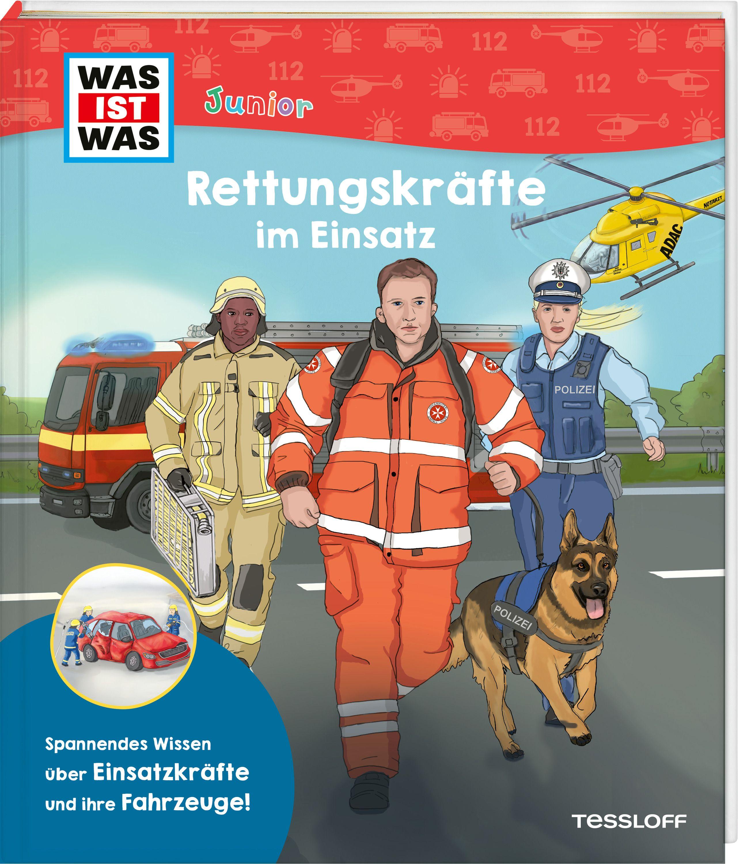 Vorderes Coverbild WAS IST WAS Junior Rettungskräfte im Einsatz