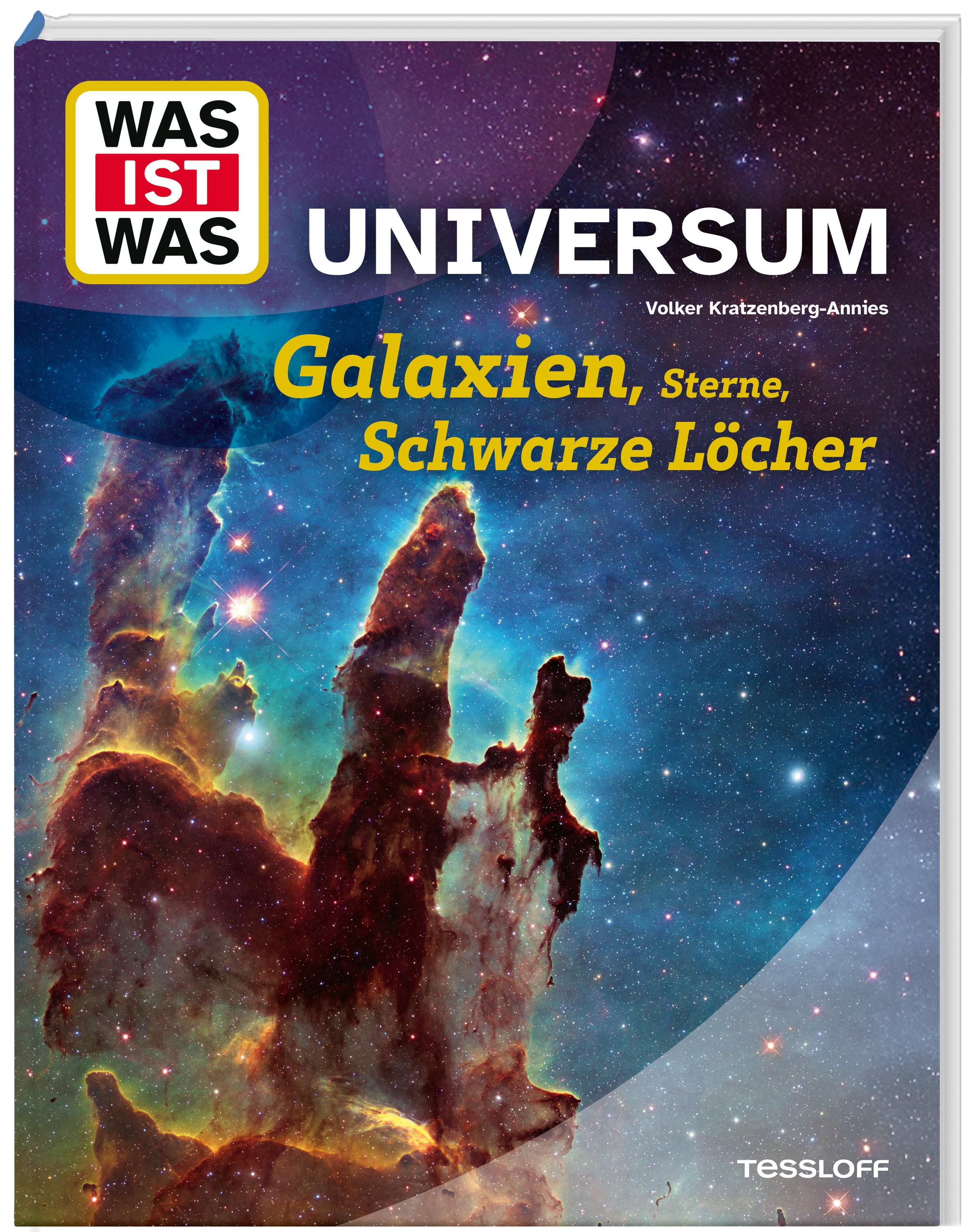 Vorderes Coverbild WAS IST WAS Universum. Galaxien, Sterne, Schwarze Löcher