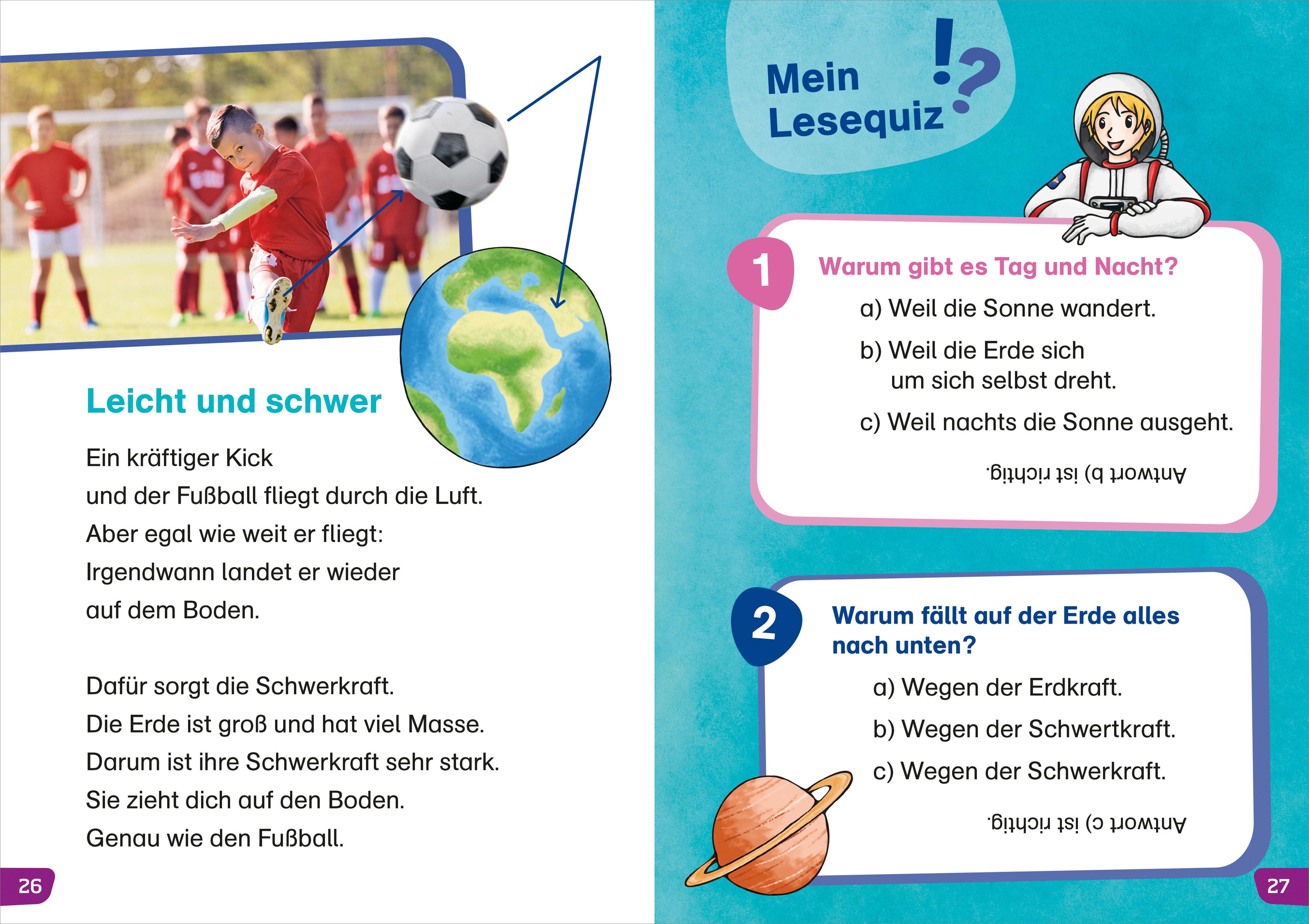 Beispielinhalt (Bild) WAS IST WAS Erstes Lesen easy! Entdecke den Weltraum