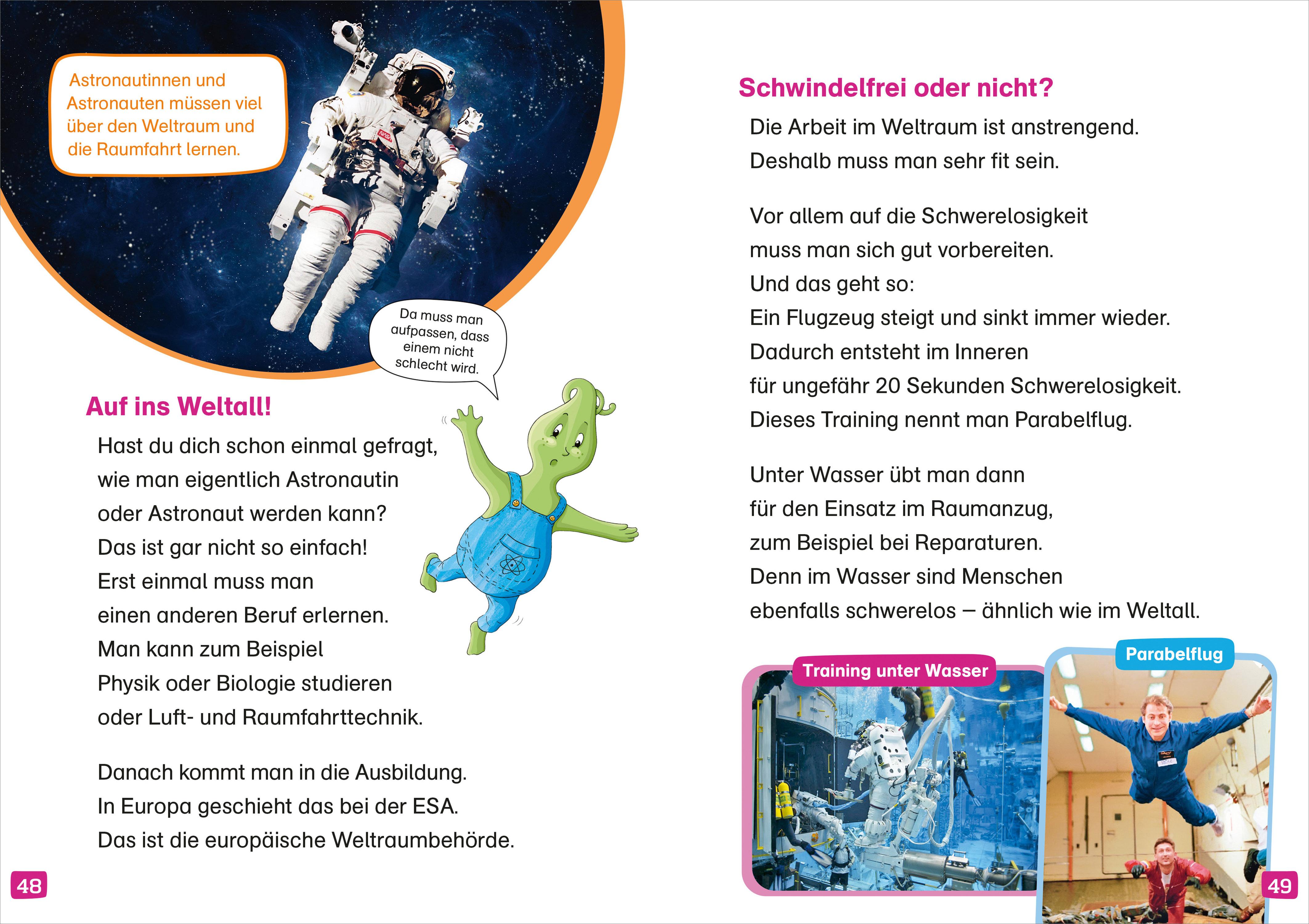 Beispielinhalt (Bild) WAS IST WAS Erstes Lesen. Planeten