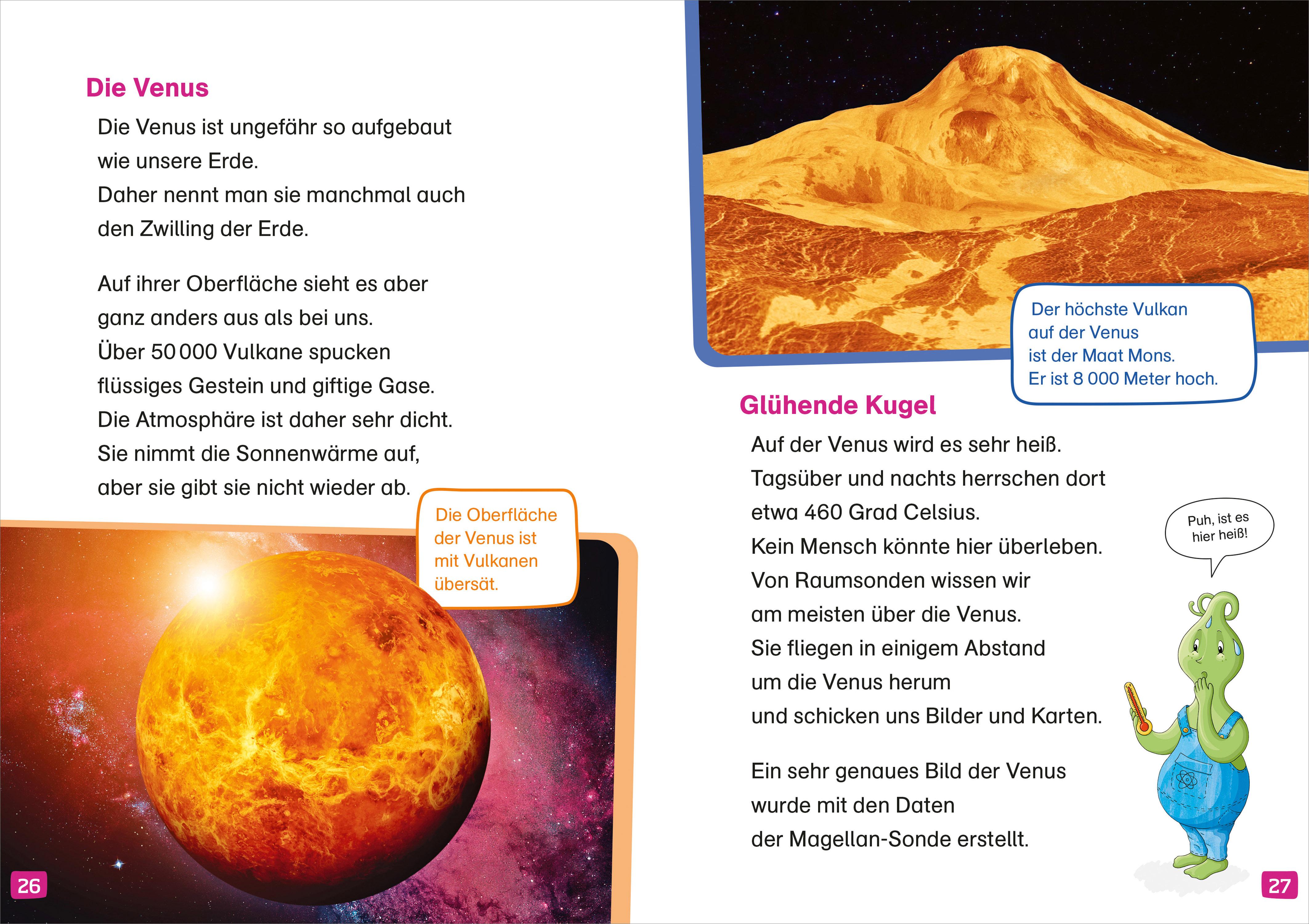 Beispielinhalt (Bild) WAS IST WAS Erstes Lesen. Planeten