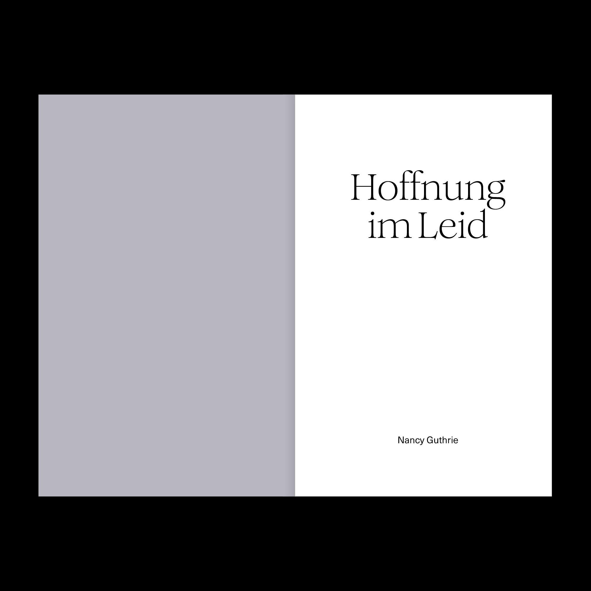 Beispielinhalt (Bild) Hoffnung im Leid