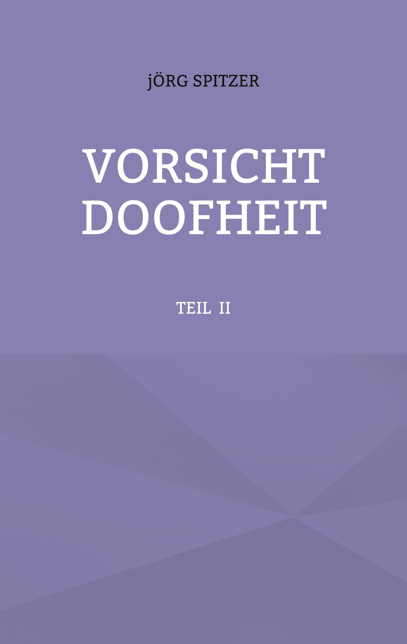 Vorderes Coverbild VORSICHT DOOFHEIT