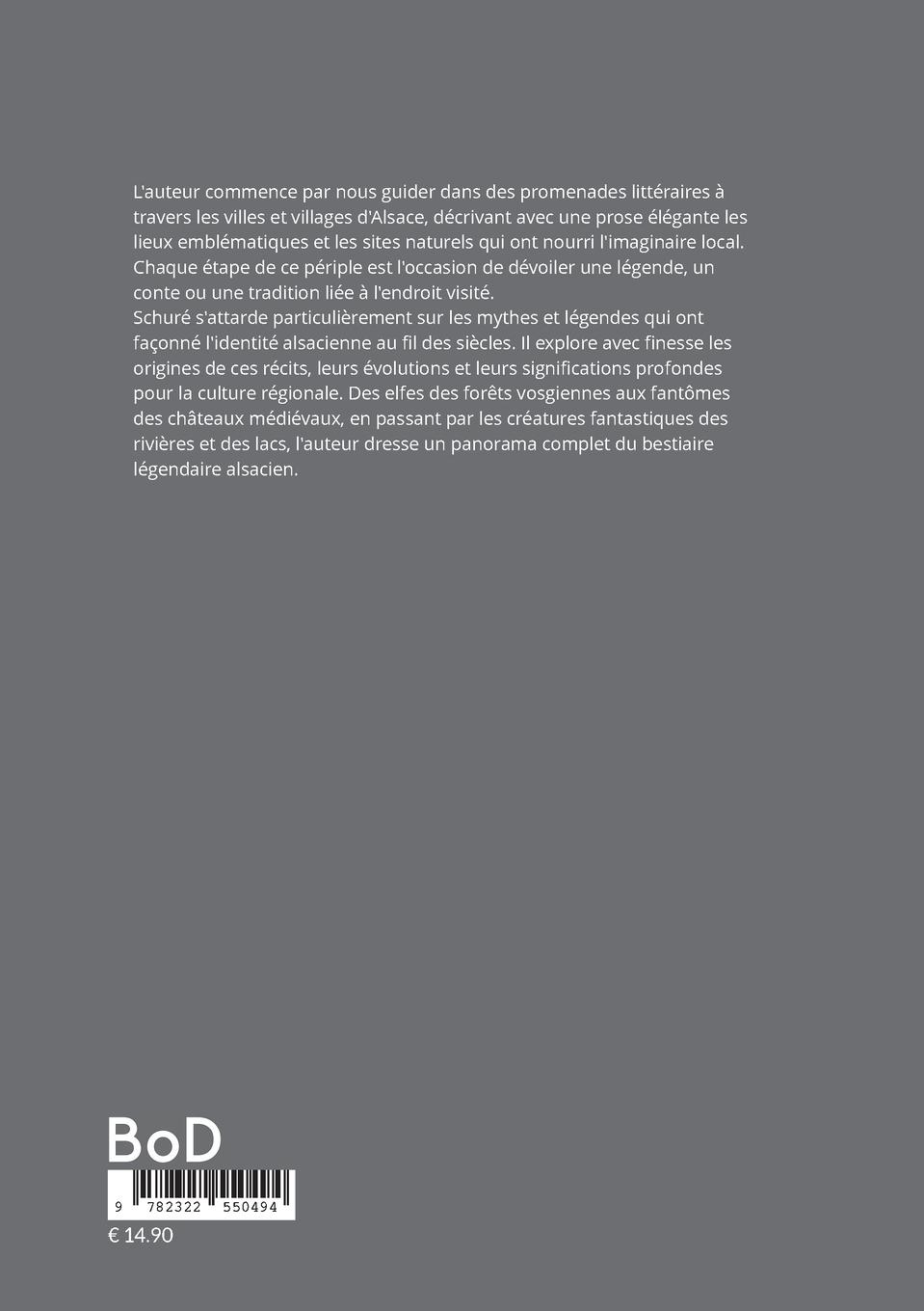 Rückseitencover Les Légendes de l'Alsace