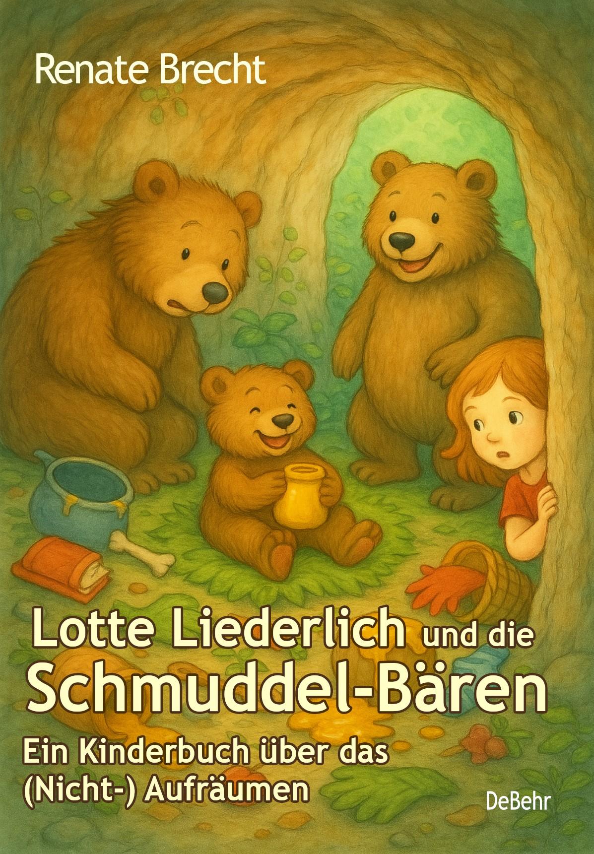 Vorderes Coverbild Lotte Liederlich und die Schmuddel-Bären - Ein Kinderbuch über das (Nicht-) Aufräumen