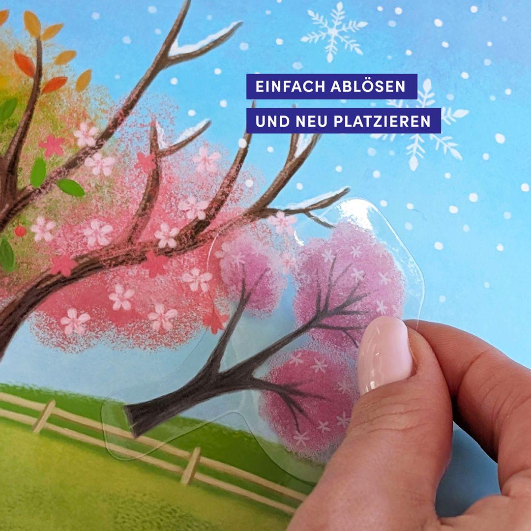 Beispielinhalt (Bild) Stickern ohne Ende - Mein kleiner Garten