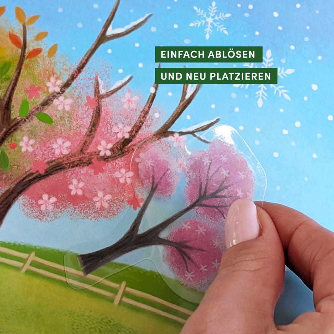 Beispielinhalt (Bild) Stickern ohne Ende - Ab in die Natur