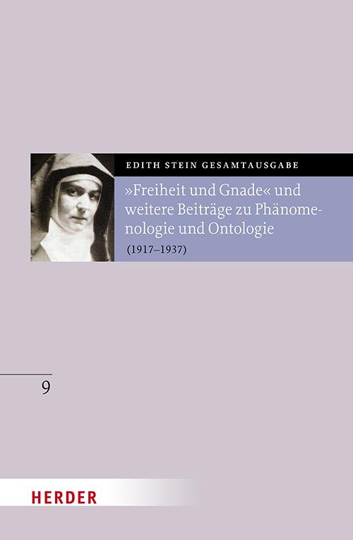 Vorderes Coverbild "Freiheit und Gnade" und weitere Beiträge zu Phänomenologie und Ontologie