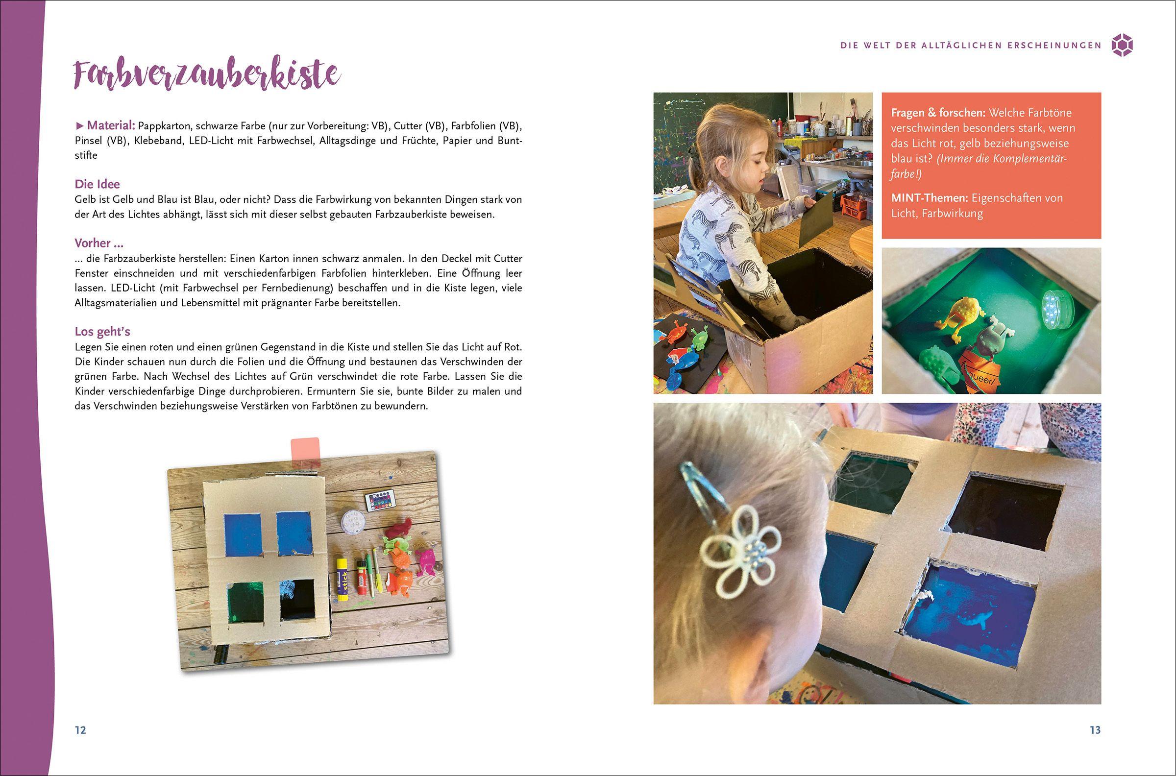 Beispielinhalt (Bild) Freispiel-Impulse: Experimentieren