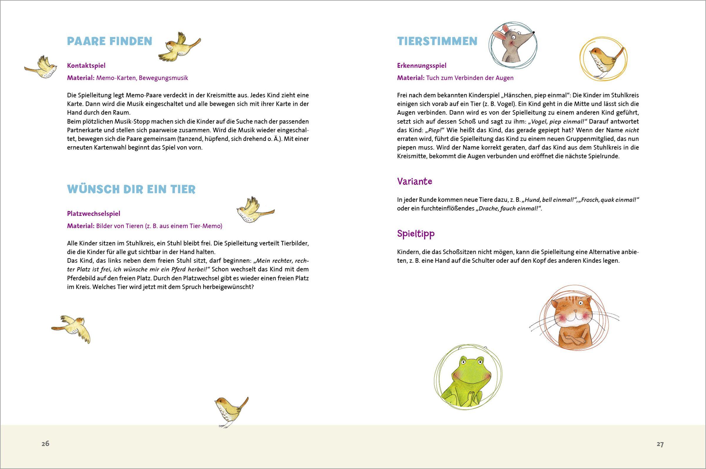 Beispielinhalt (Bild) Kreisspiele für die Kita