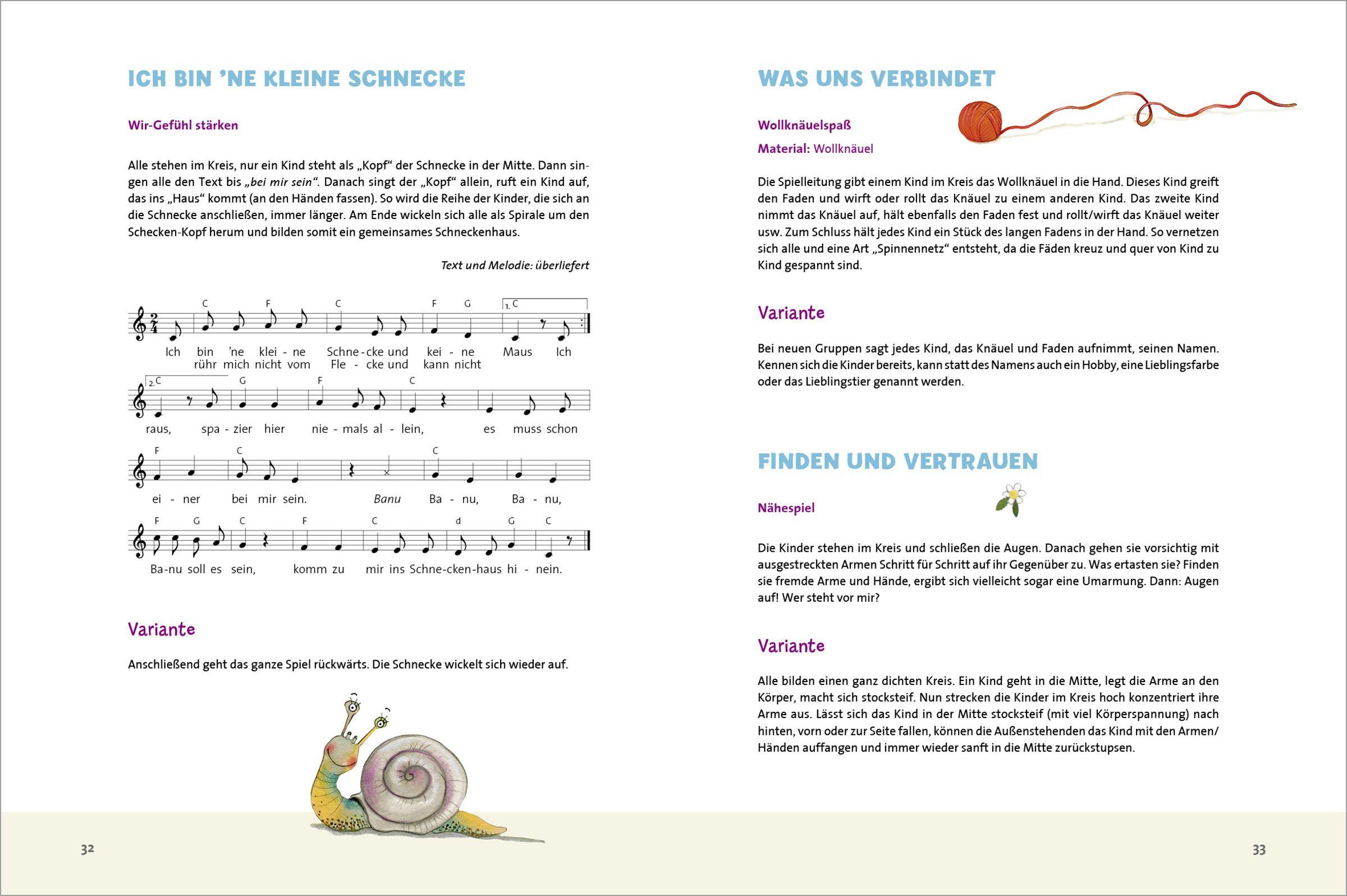 Beispielinhalt (Bild) Kreisspiele für die Kita