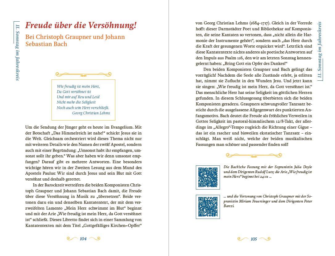Beispielinhalt (Bild) Das klingende Kirchenjahr