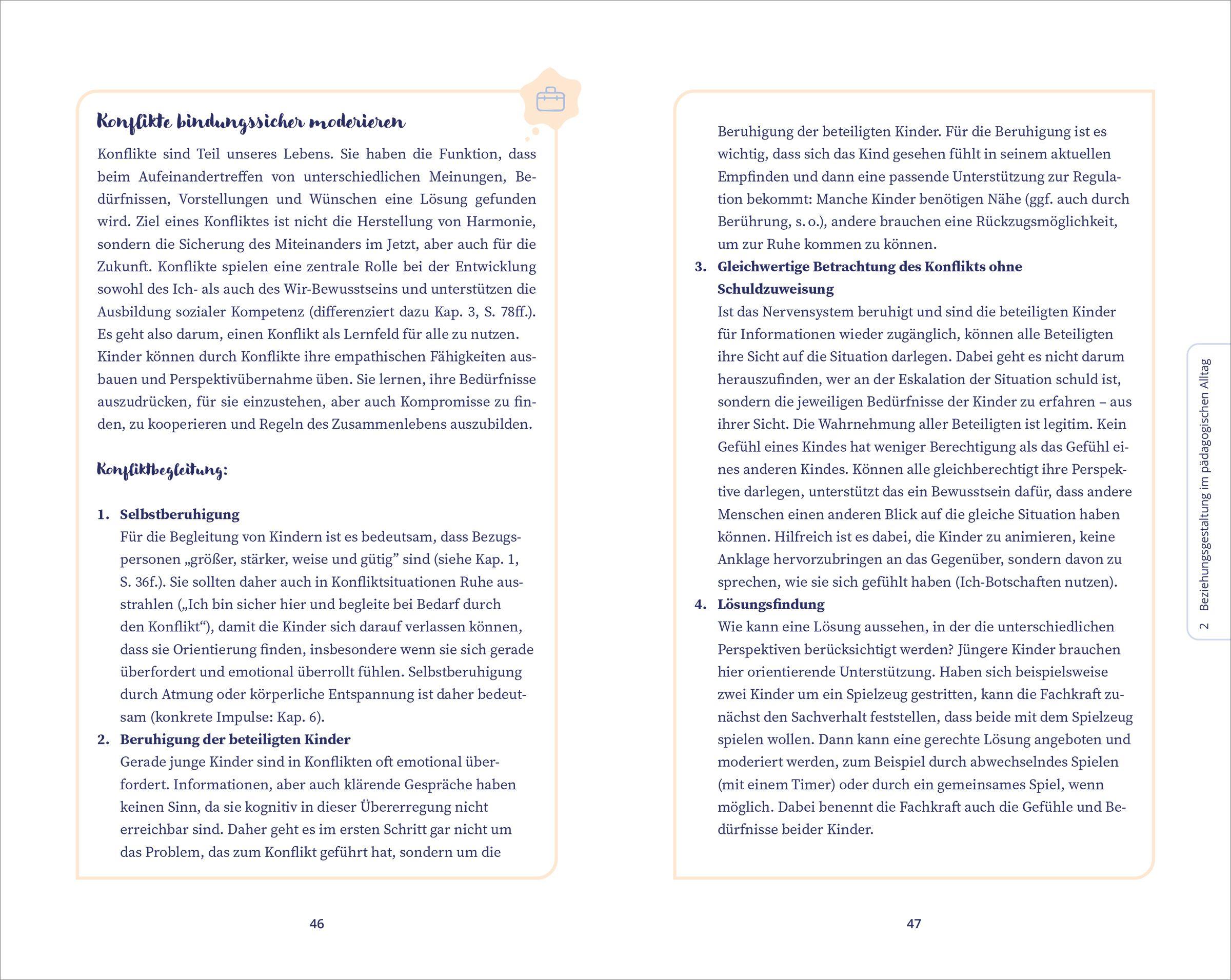 Beispielinhalt (Bild) Bindungsstarke Kita