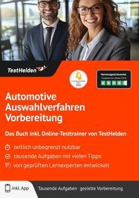 Vorderes Coverbild Automotive Auswahlverfahren Vorbereitung: Das Buch inkl. Online-Testtrainer von TestHelden