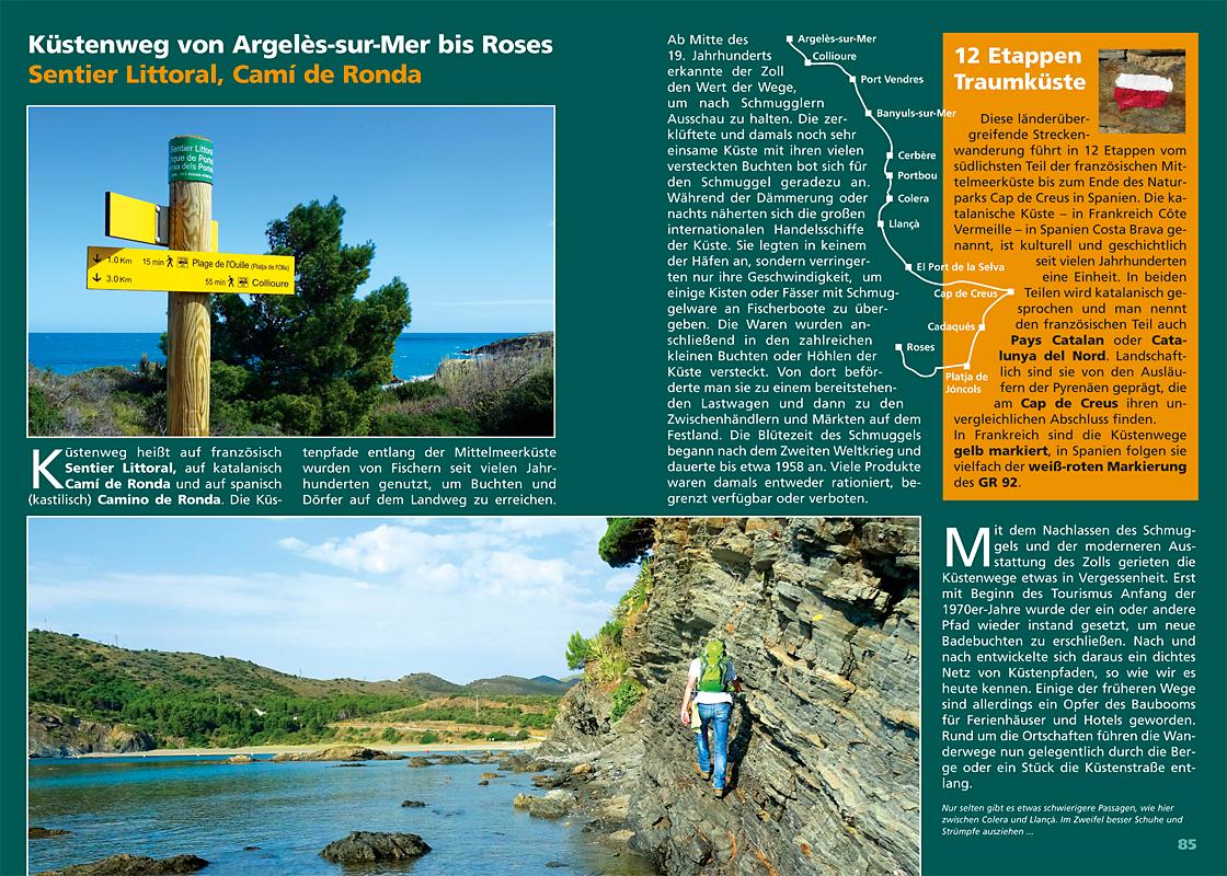 Beispielinhalt (Bild) Côte Vermeille, Costa Brava, Katalonien